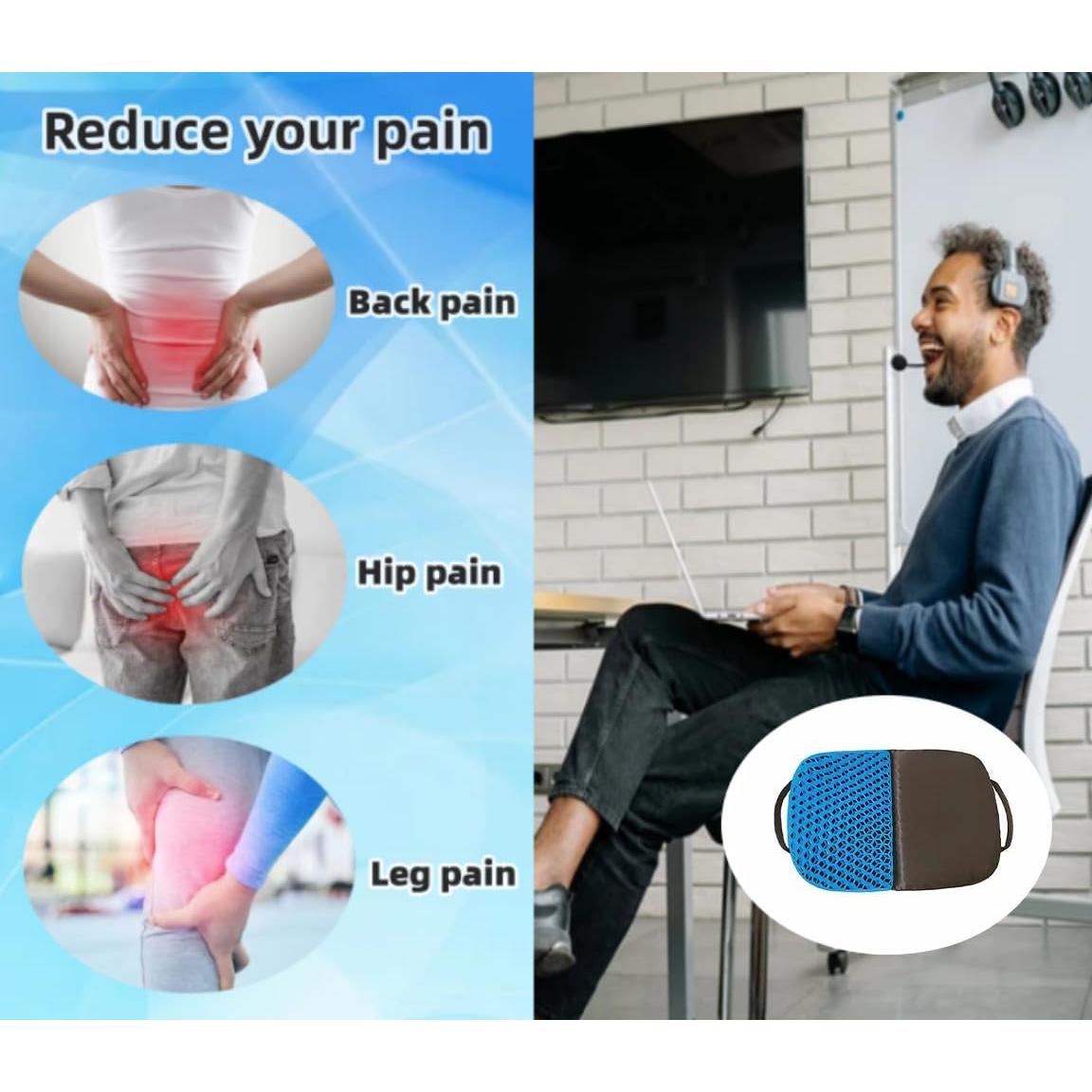 Cojín de Gel Plegable Medhol para Alivio del Dolor Ciático