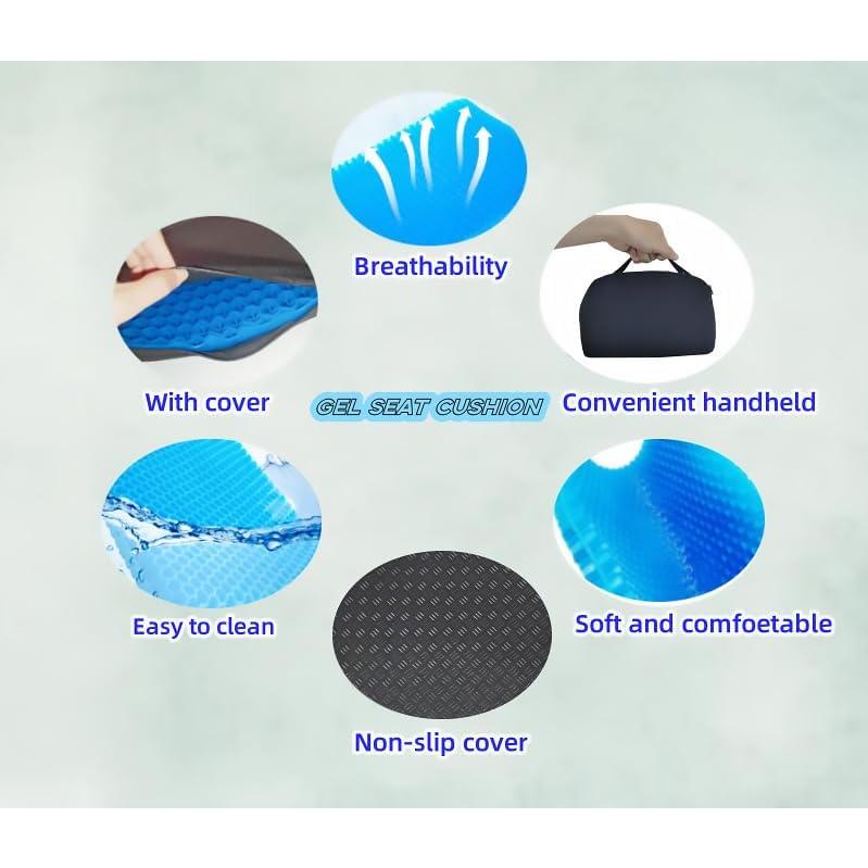 Cojín de Gel Plegable Medhol para Alivio del Dolor Ciático