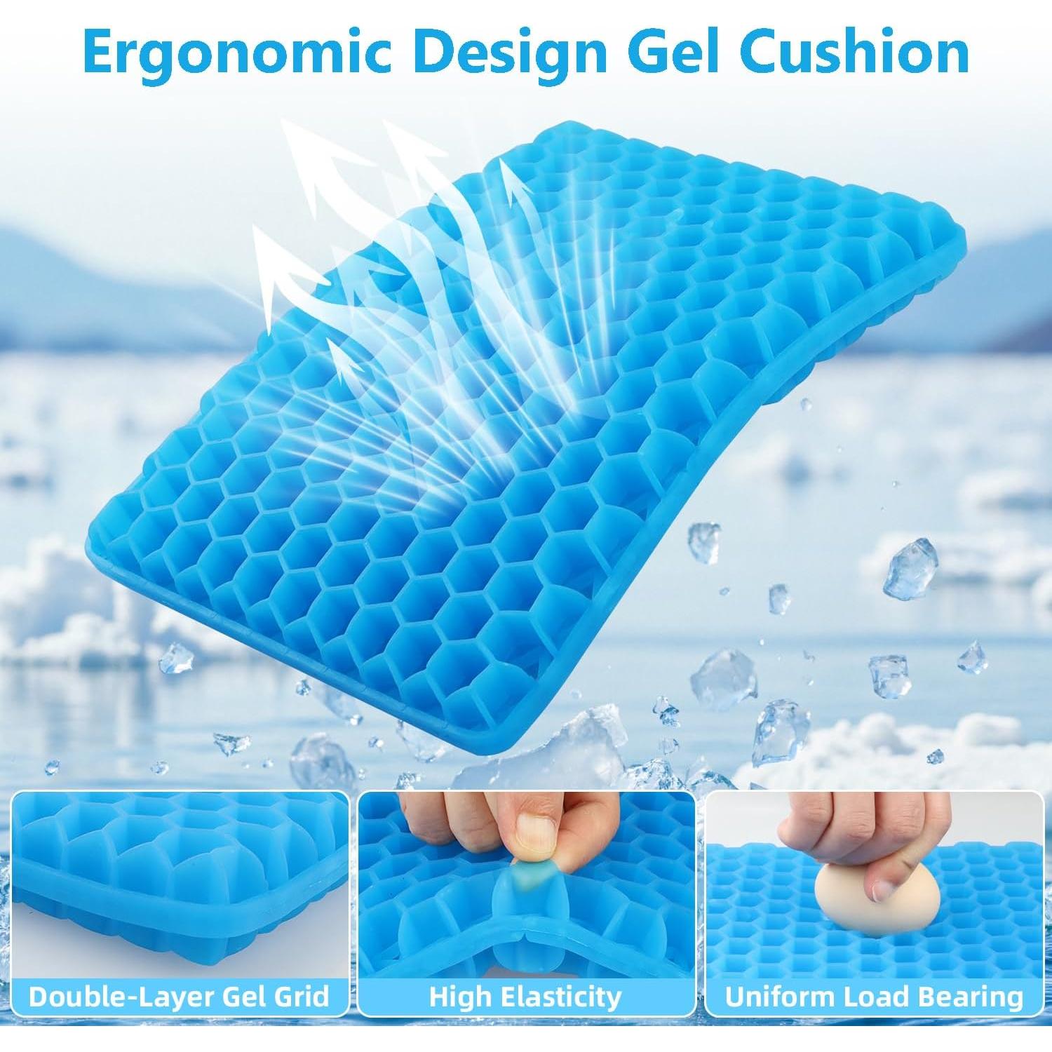 Cojín de Gel Portátil SUNCARACCL para Alivio de Presión