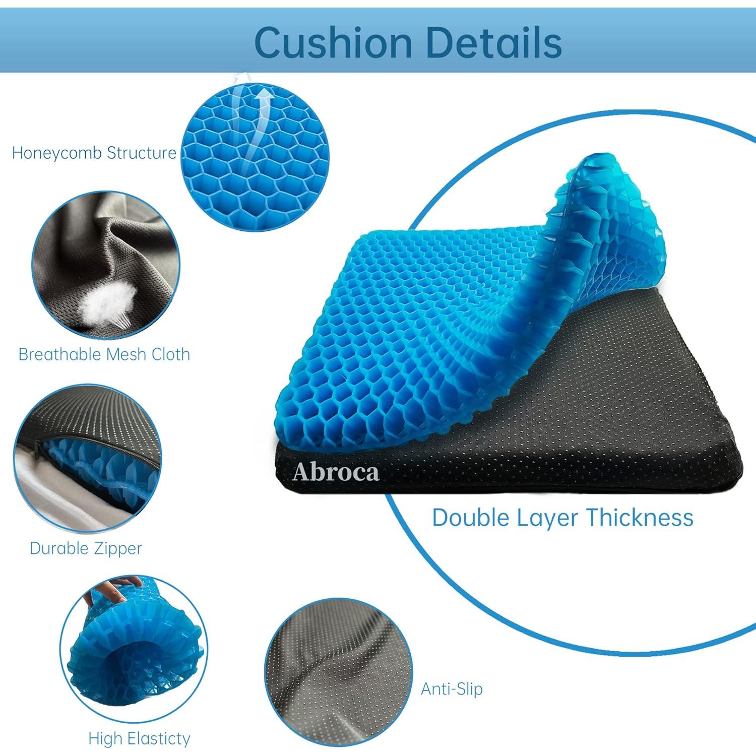 Cojín de Gel Abroca 50.8x50.8 cm para Alivio de Presión