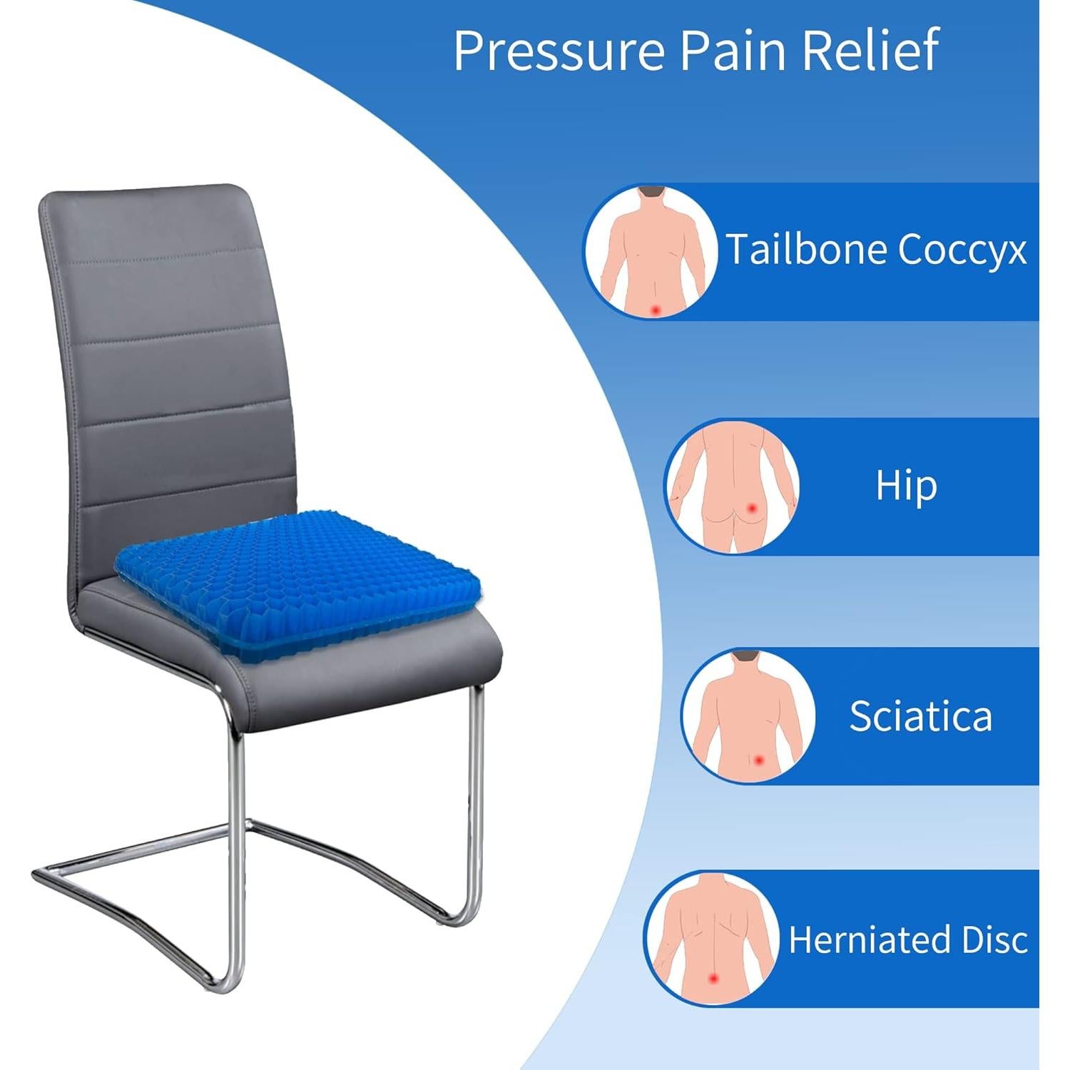 Cojín de Gel Abroca 50.8x50.8 cm para Alivio de Presión