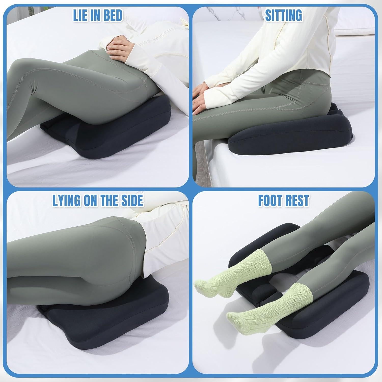 Cojín de Espuma de Memoria HOMBYS para Úlceras - Gris Oscuro