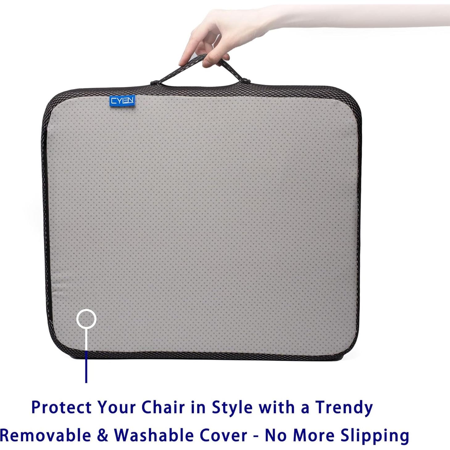 Cojín de Silla de Ruedas CYLEN Espuma Viscoelástica 45x43cm