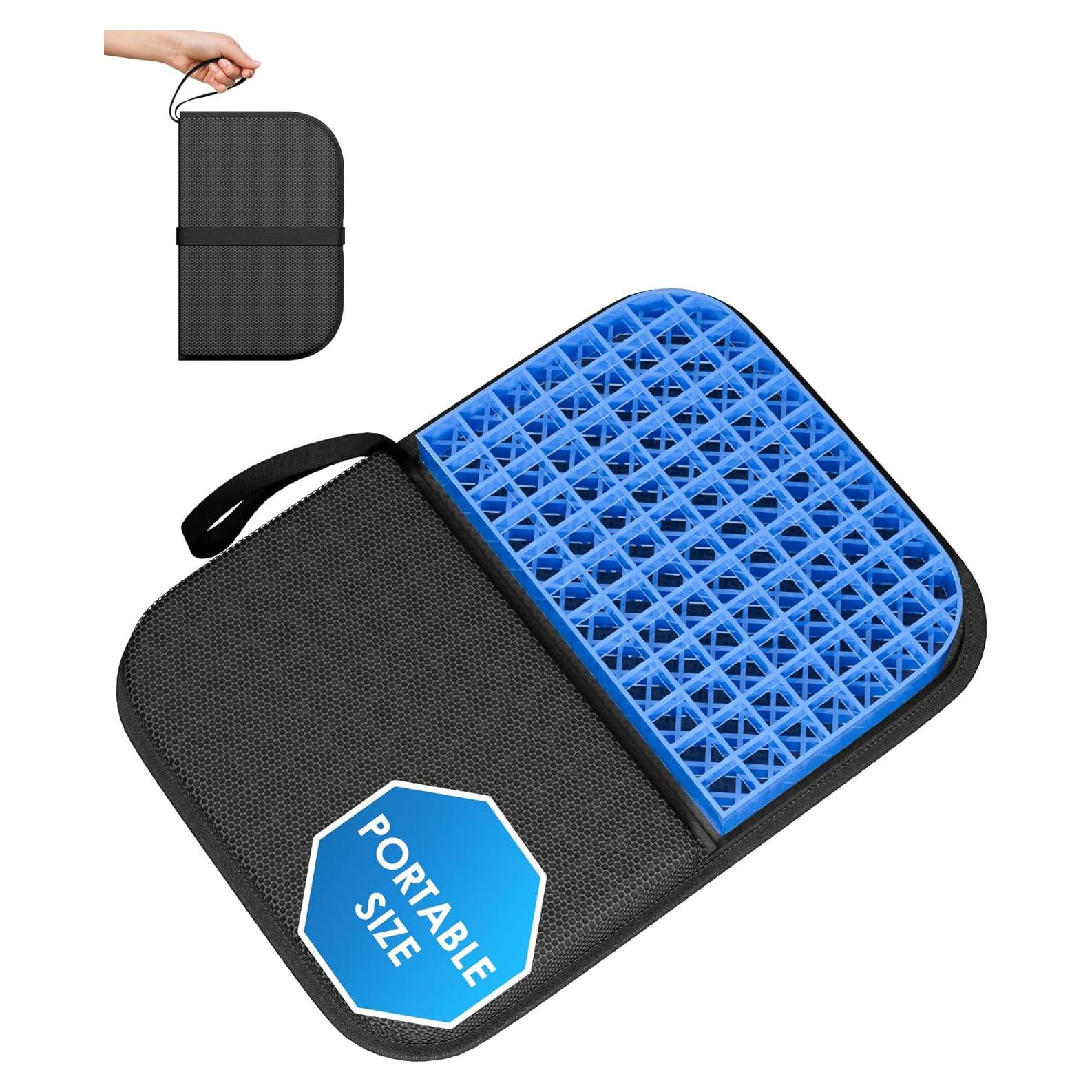 Cojín de Gel Portátil JarryStart 36.8x26.7cm Gris Oscuro