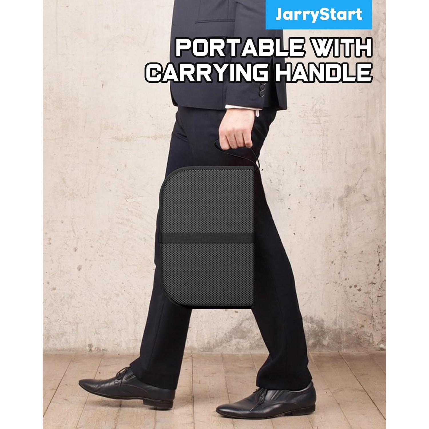 Cojín de Gel Portátil JarryStart 36.8x26.7cm Gris Oscuro