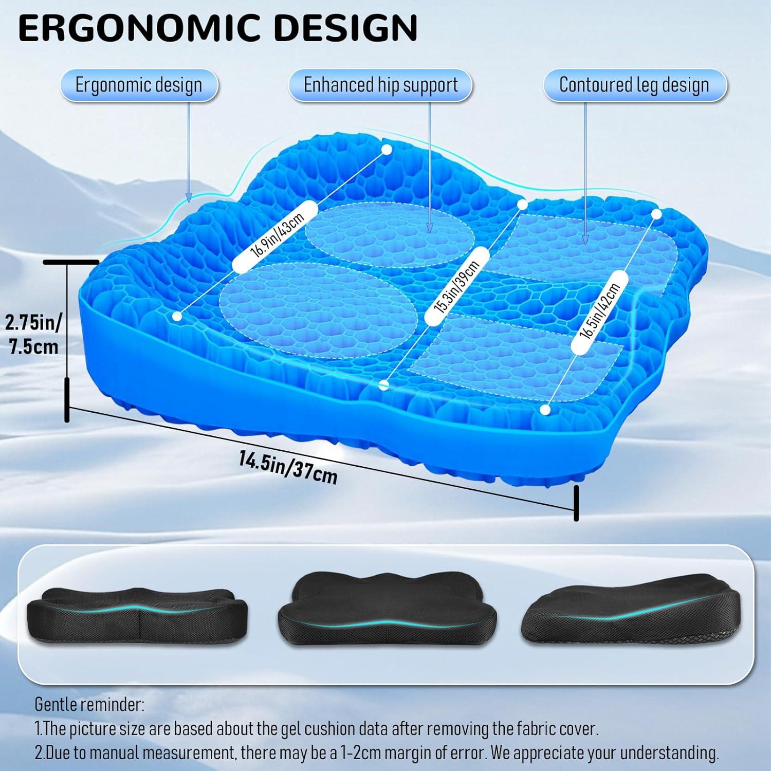 Cojín de Gel Refrigerante NEW-Vi X-Large Azul Transpirable