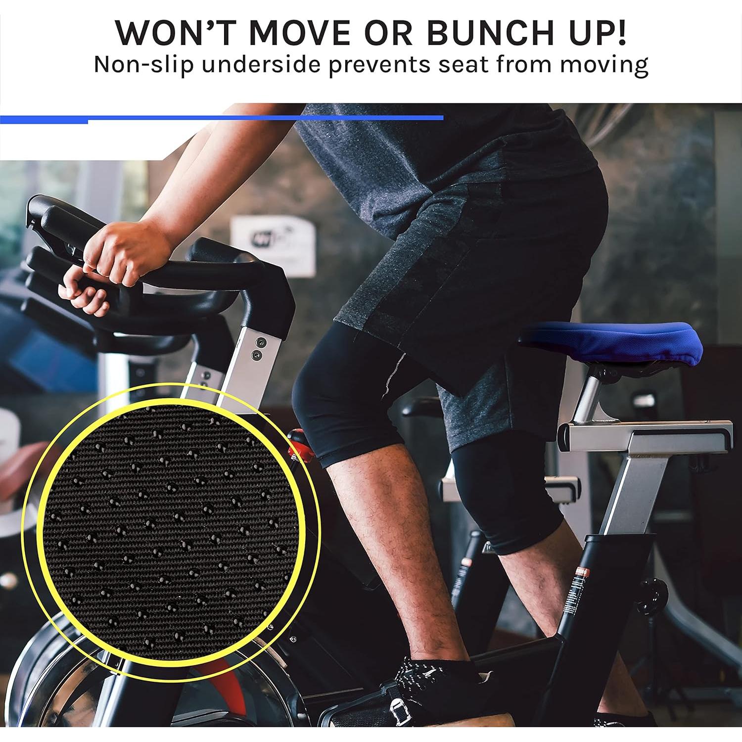 Funda de Asiento de Gel Domain Cycling 26.7x17.8cm Negro