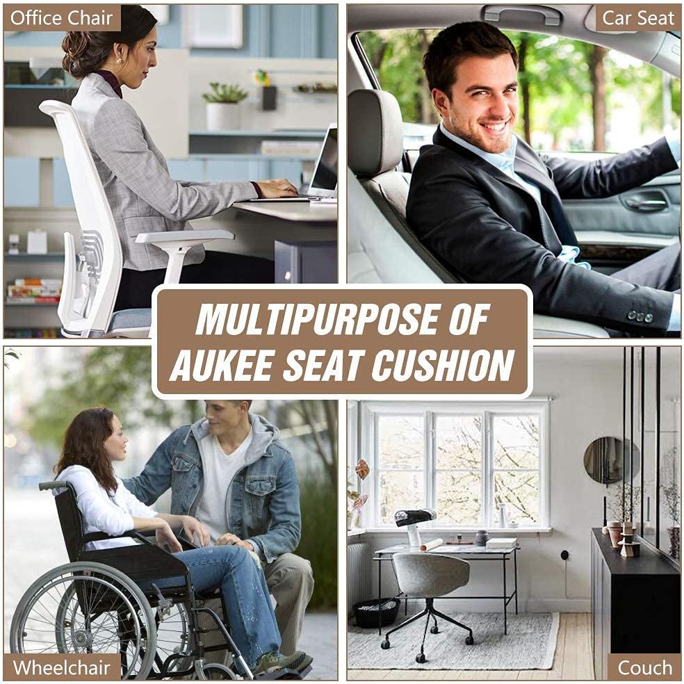 Almohadilla para Asiento de Coche MYFAMIREA Espuma Viscoelástica 50.8x46.99cm