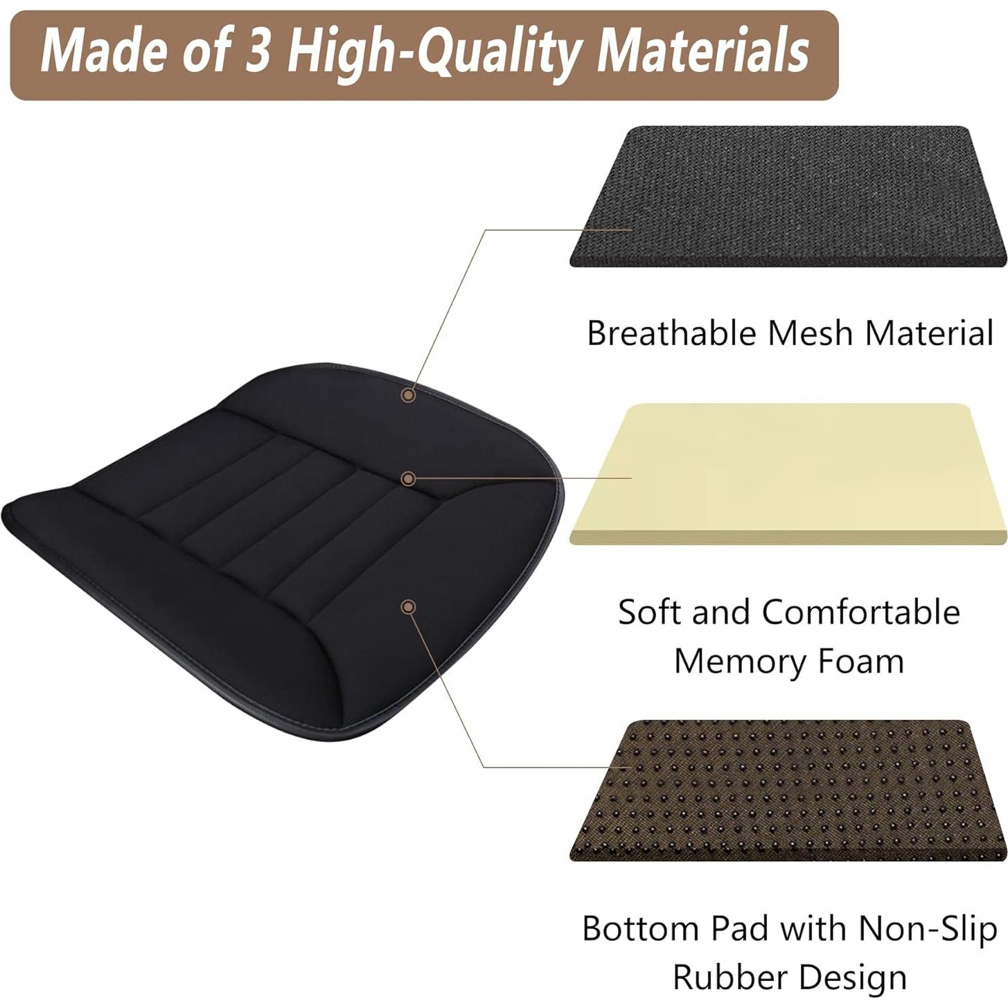 Almohadilla para Asiento de Coche MYFAMIREA Espuma Viscoelástica 50.8x46.99cm