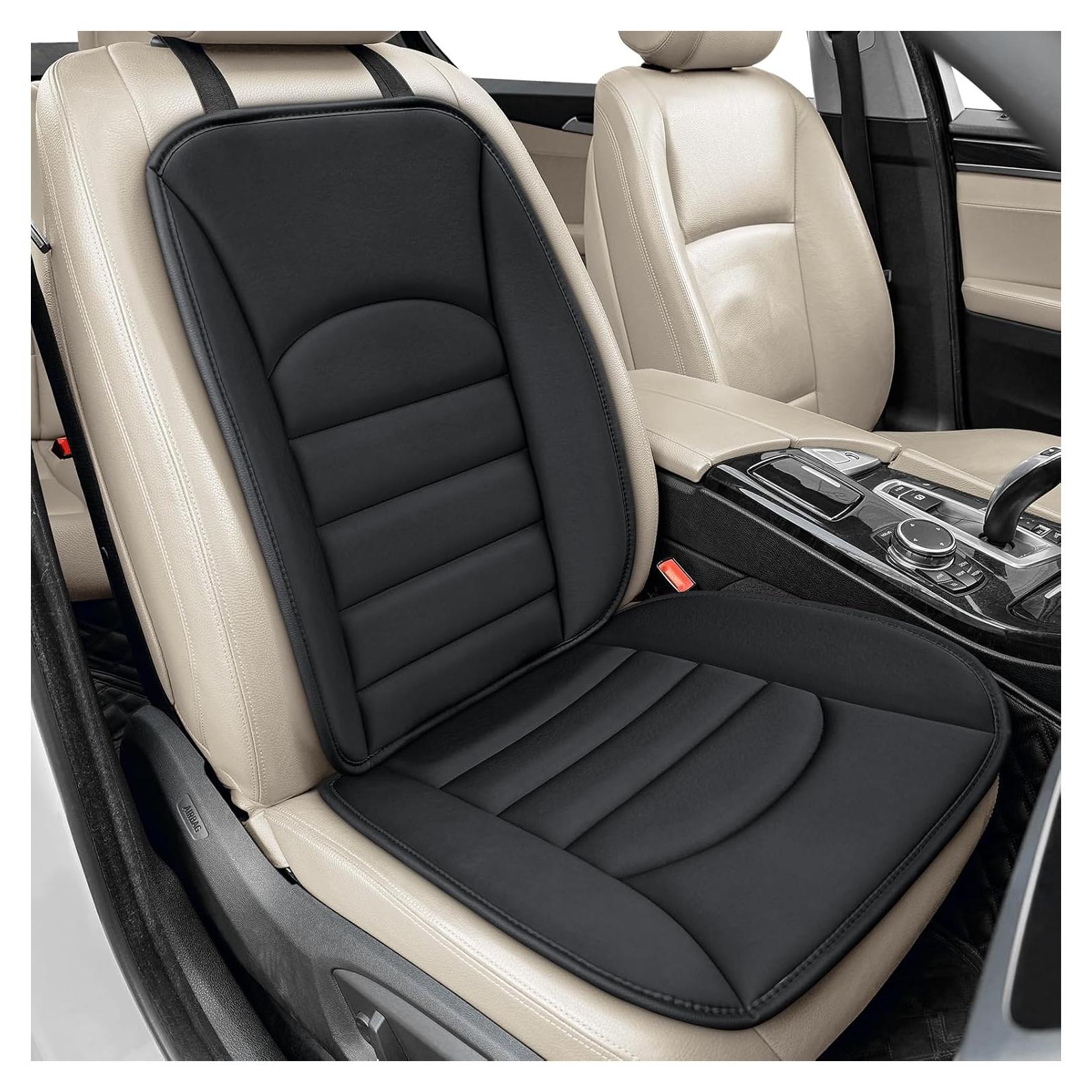 Cojín de Asiento de Coche BOPUOVRE Espuma Viscoelástica 49.8x45.7x3.0cm