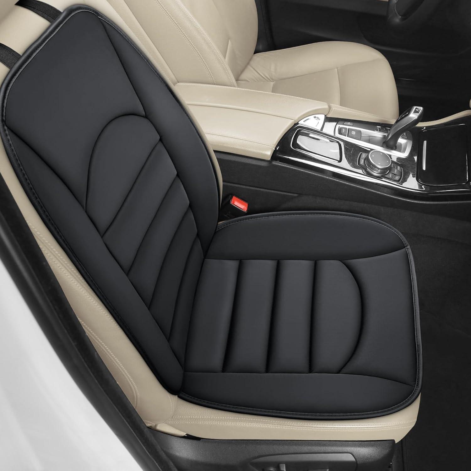 Cojín de Asiento de Coche BOPUOVRE Espuma Viscoelástica 49.8x45.7x3.0cm