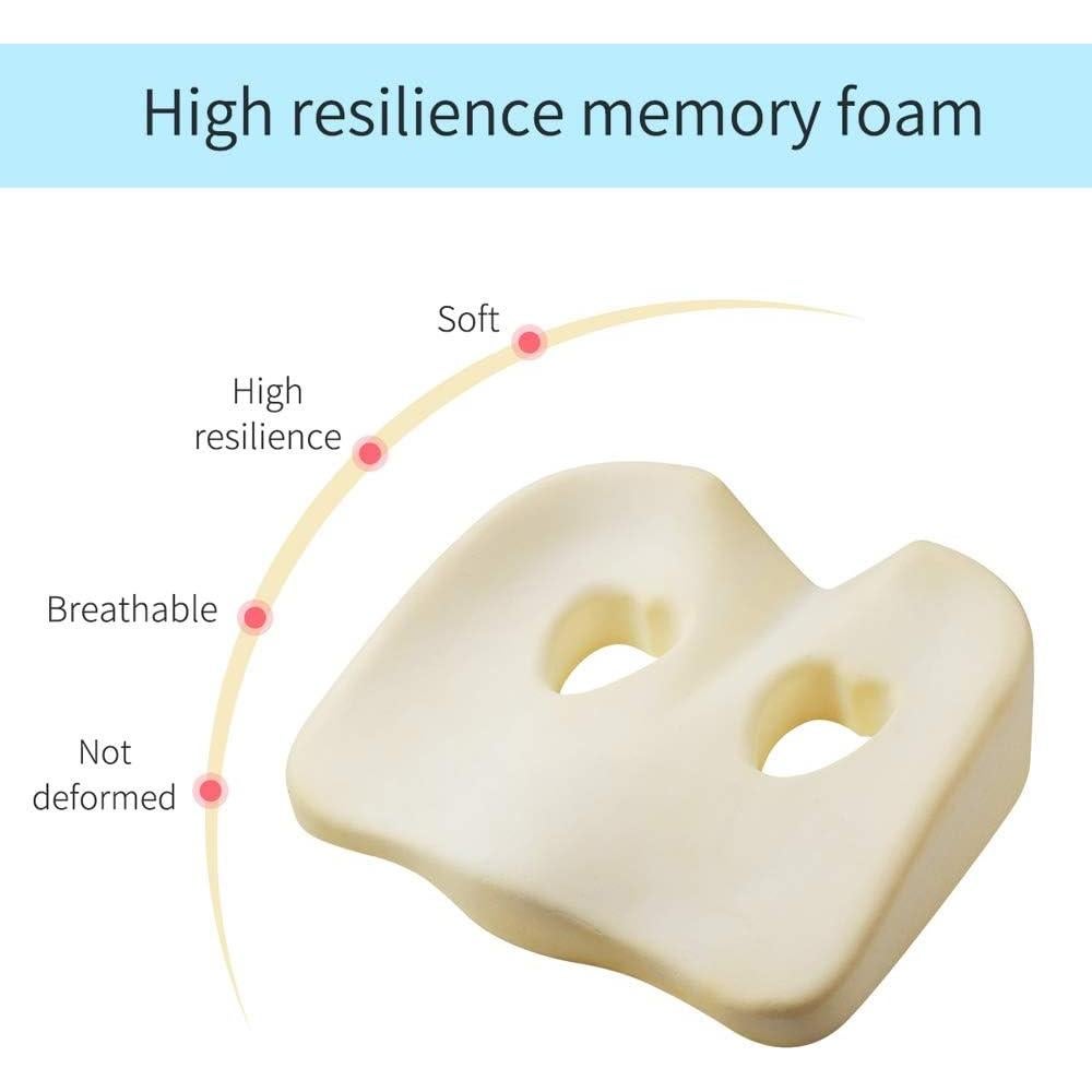 Almohadilla para Asiento LOUTYTUO Espuma de Memoria 45x39cm