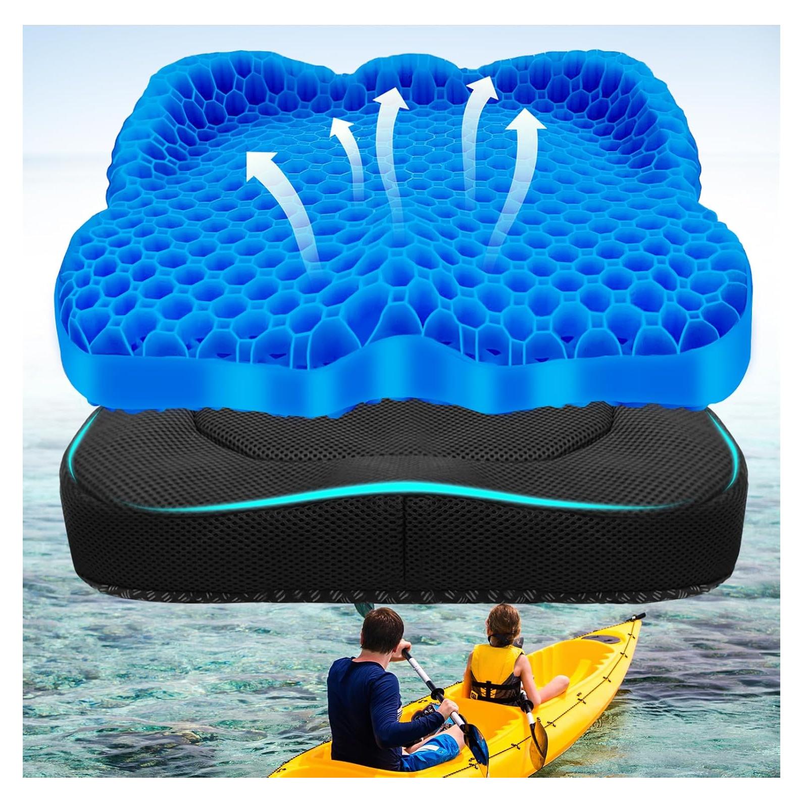 Cojín Antideslizante NEW-Vi para Asiento de Kayak - Gel Impermeable