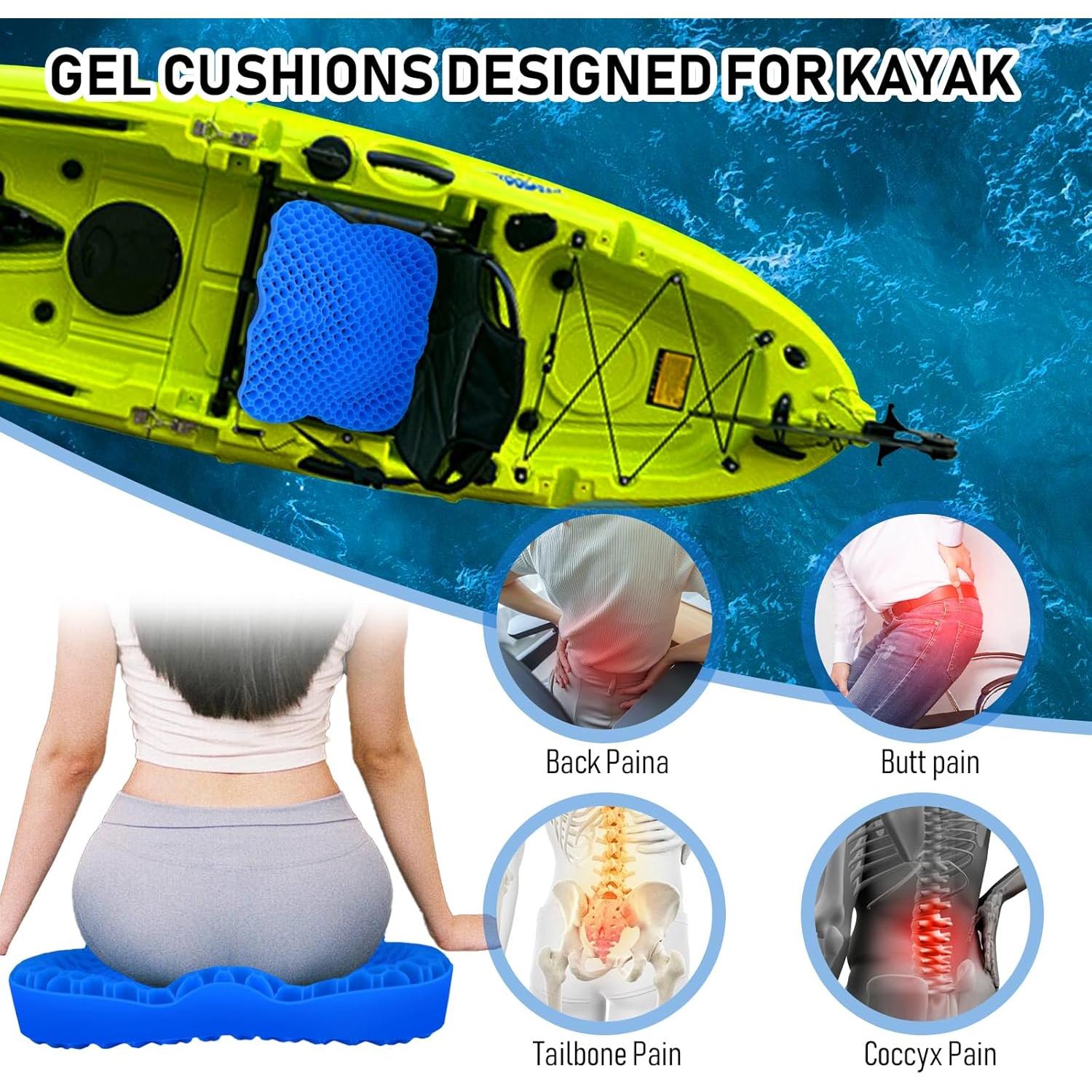 Cojín Antideslizante NEW-Vi para Asiento de Kayak - Gel Impermeable