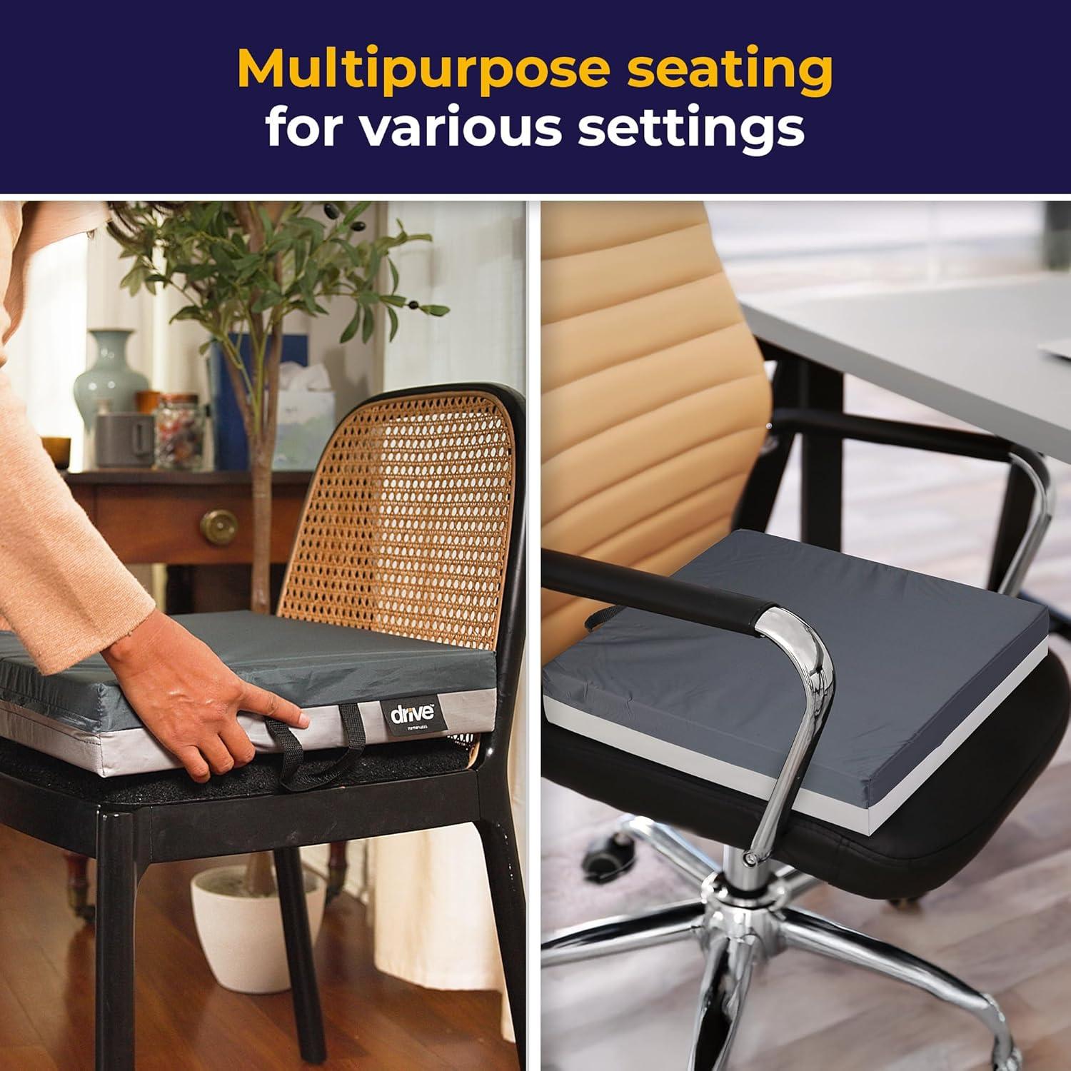 Cojín de Asiento de Gel Drive Medical 3" para Silla de Ruedas