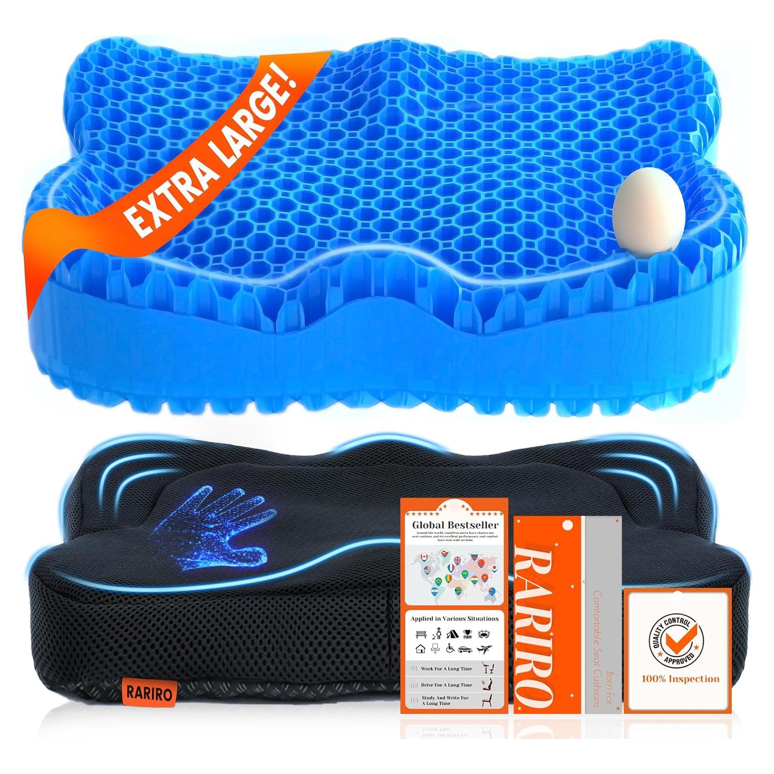 Cojín de Gel RARIRO 50x40.6 cm para Alivio de Presión