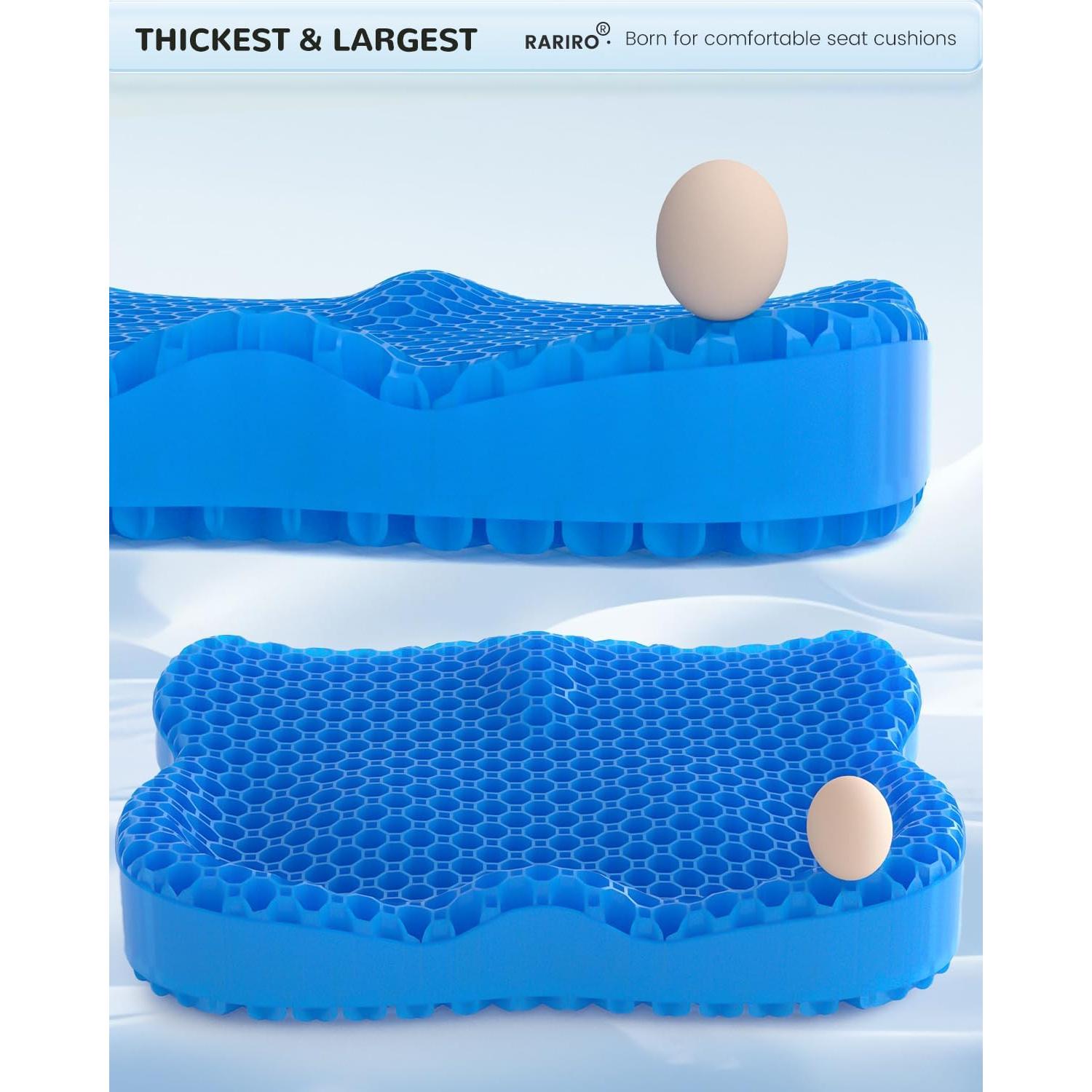 Cojín de Gel RARIRO 50x40.6 cm para Alivio de Presión