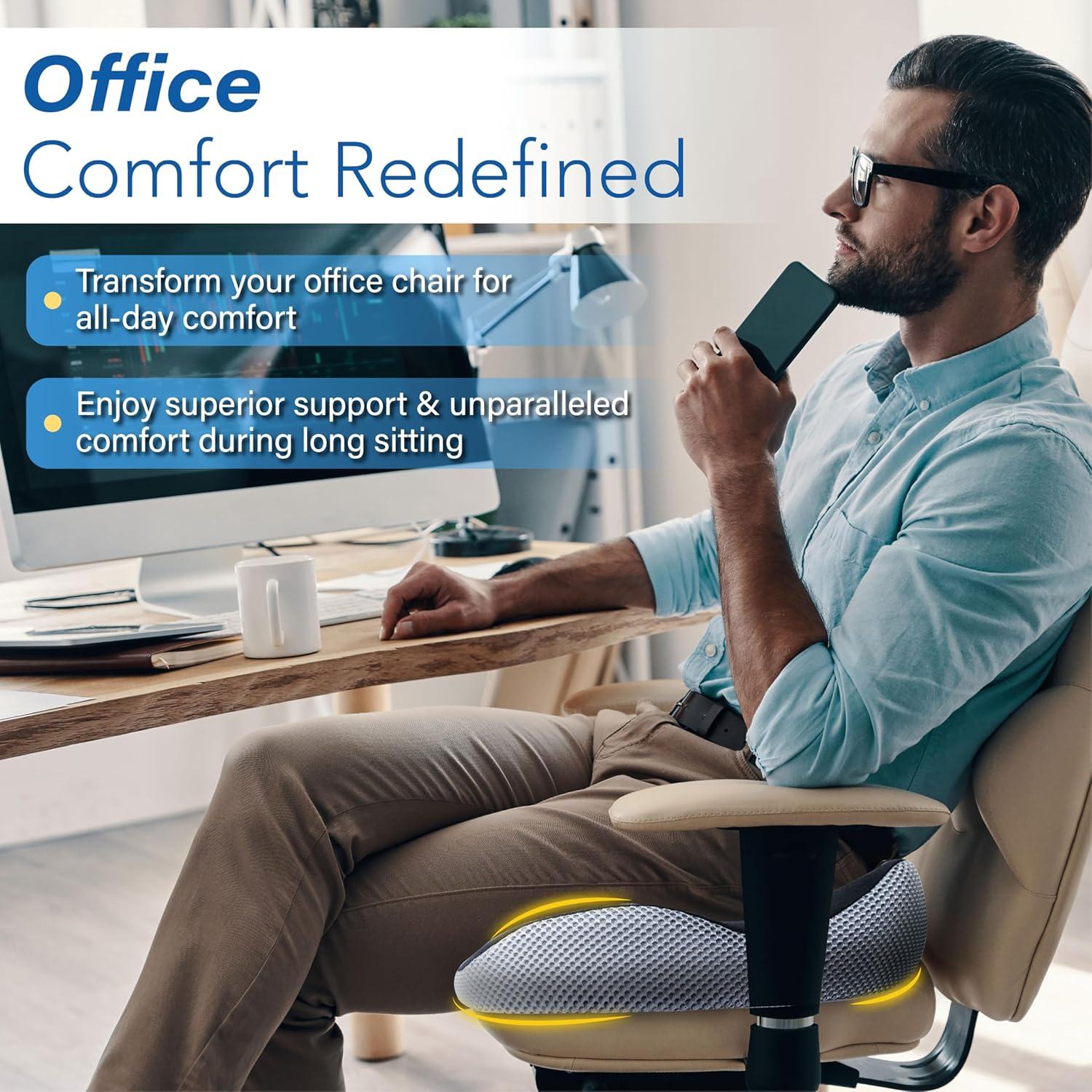 Cojín Ergonómico Allaboutsla para Asiento de Coche - Alivio Dolor Ciático