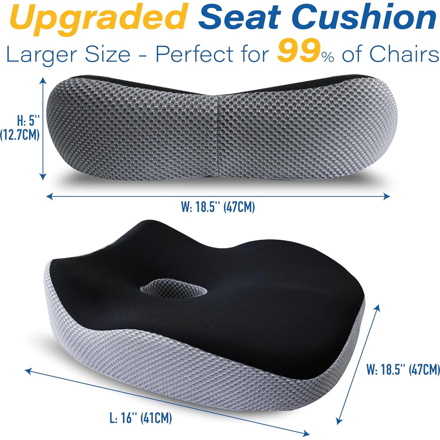 Cojín Ergonómico Allaboutsla para Asiento de Coche - Alivio Dolor Ciático