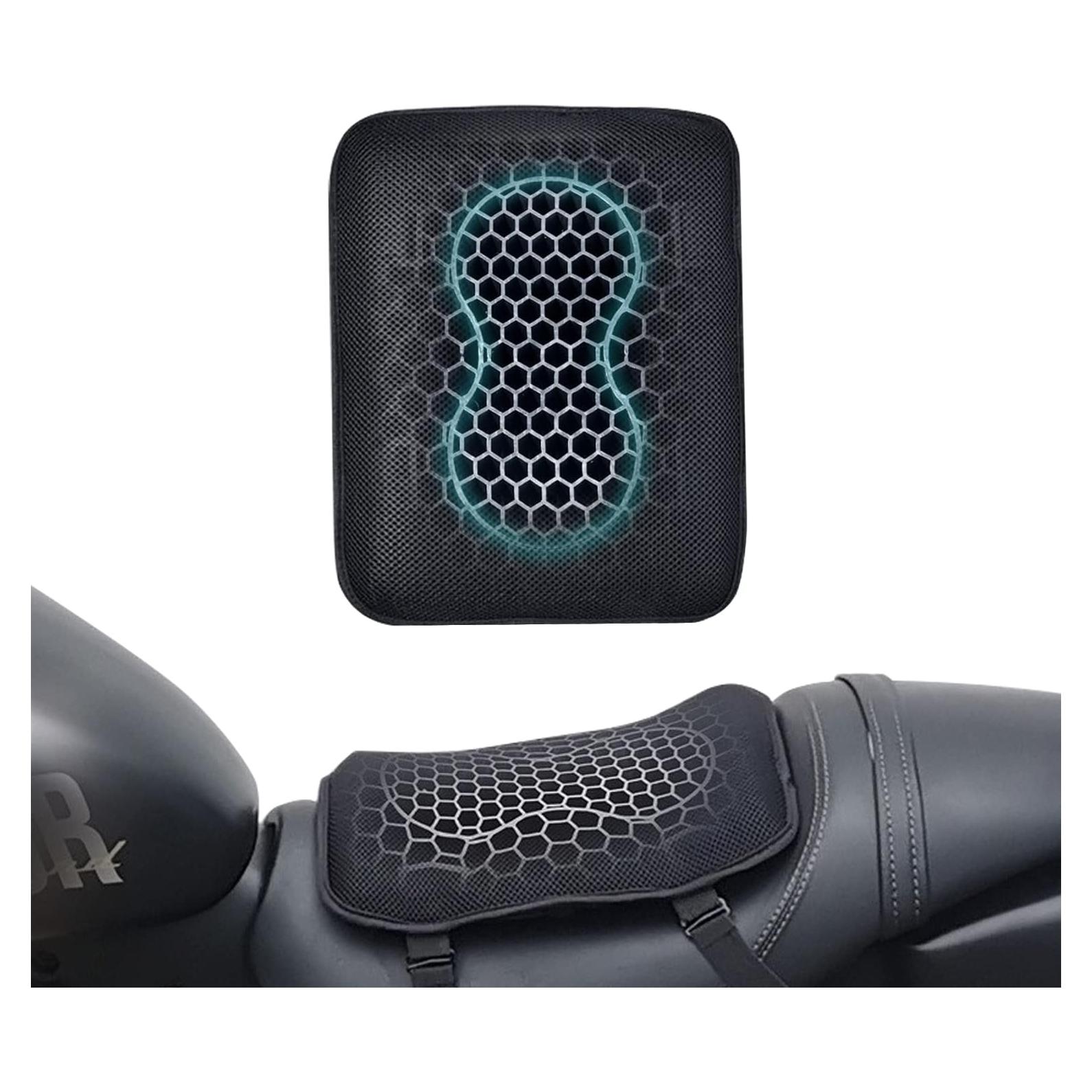 Cojín de Gel para Asiento de Motocicleta ELCYCO 28x21 cm