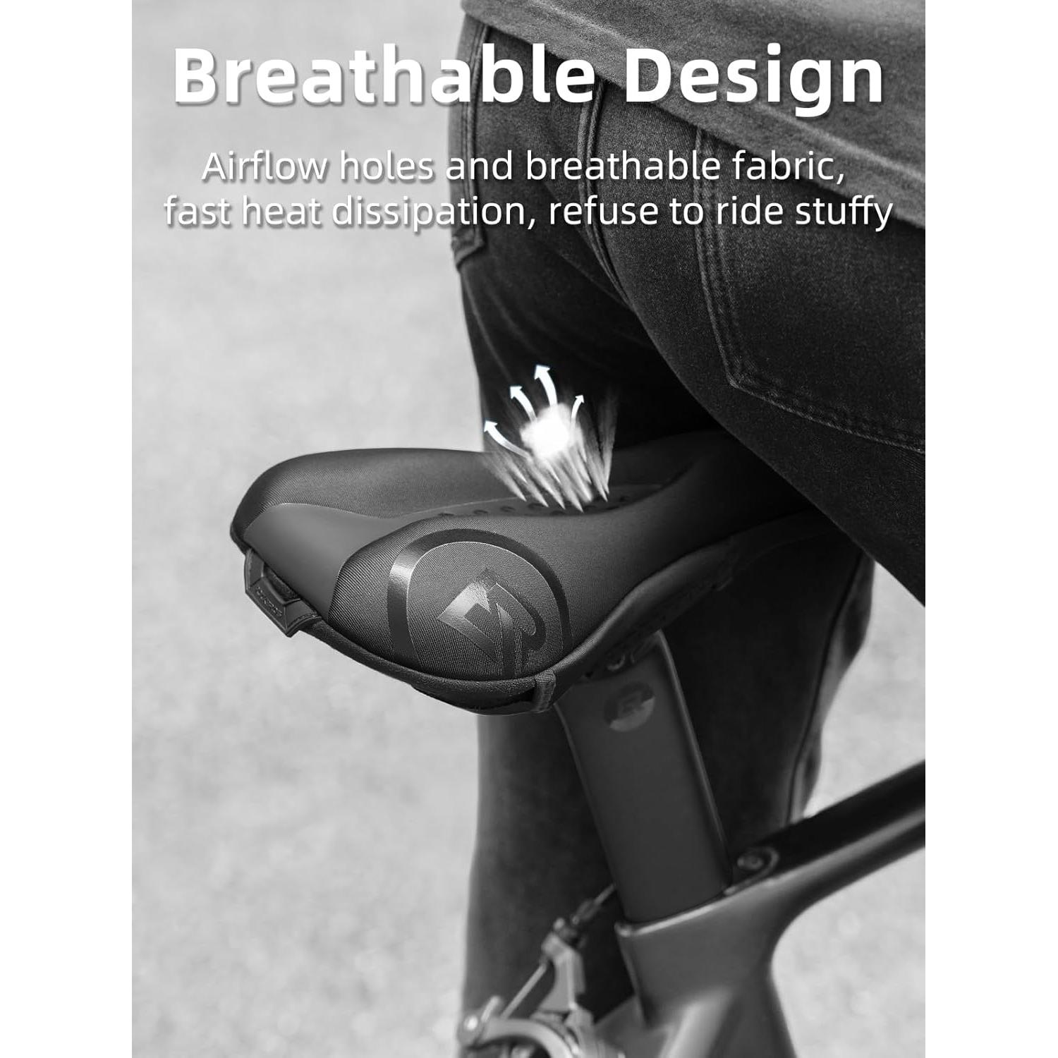 Funda de Asiento de Bicicleta ROCKBROS Gel Acolchado 28.7x18cm