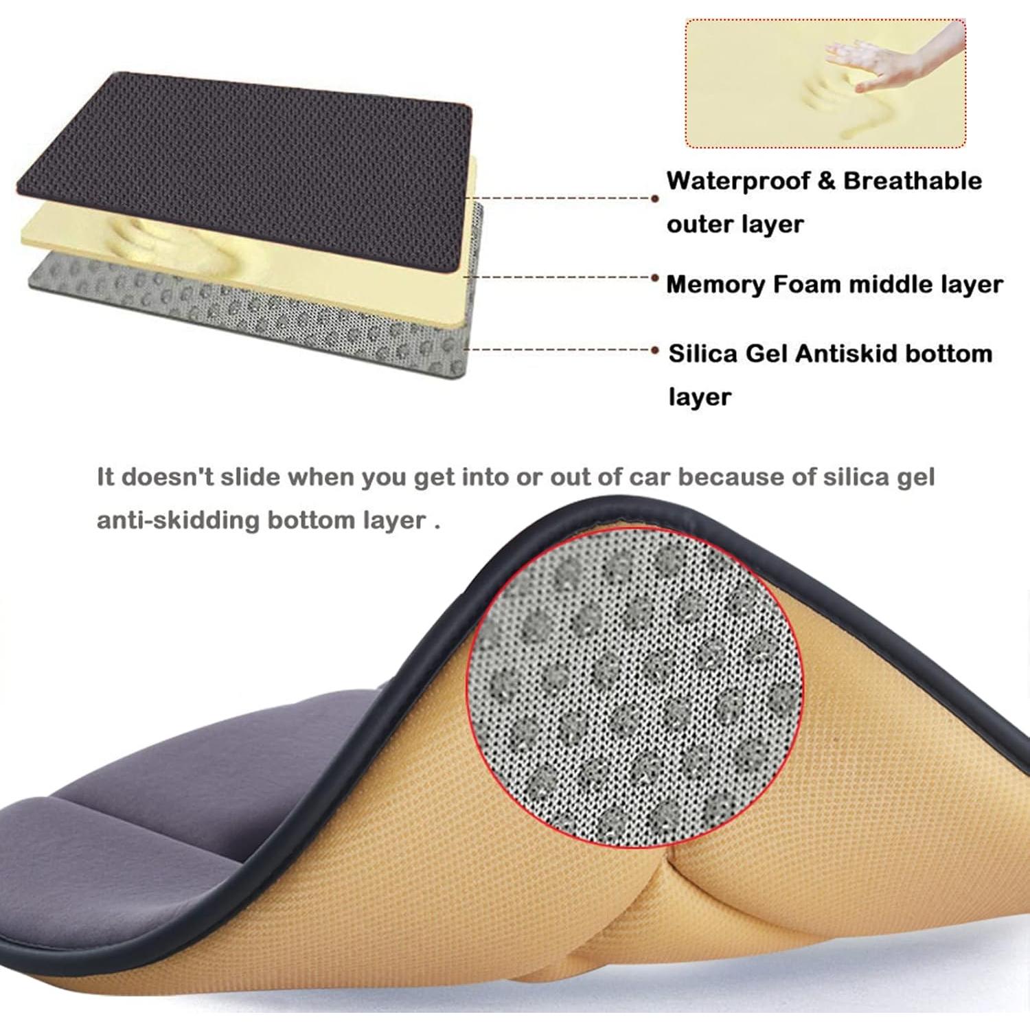 Almohadilla de Asiento Big Ant Espuma con Memoria Impermeable