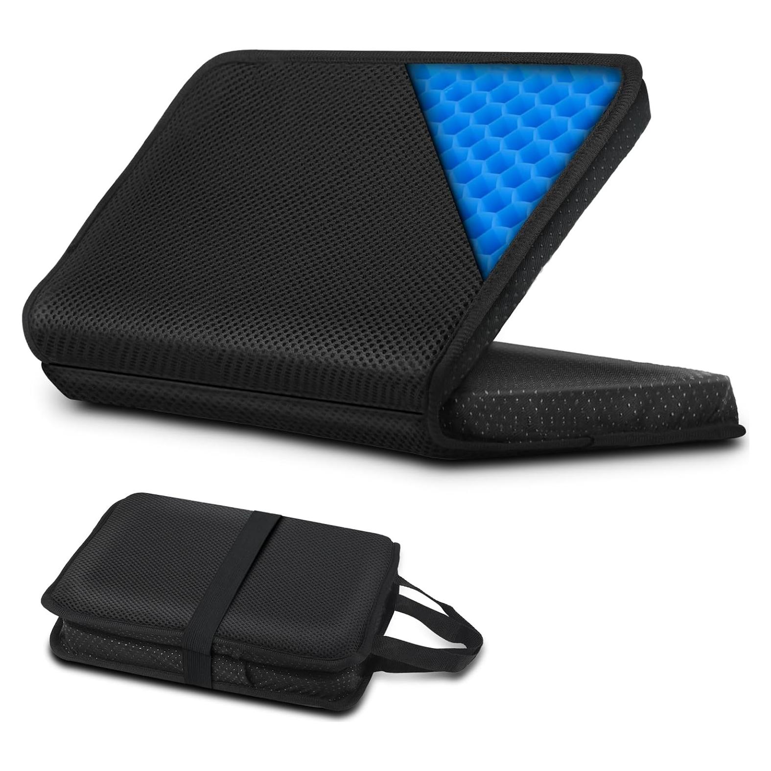 Cojín de Asiento de Gel Portátil Demine - Plegable para Viajes