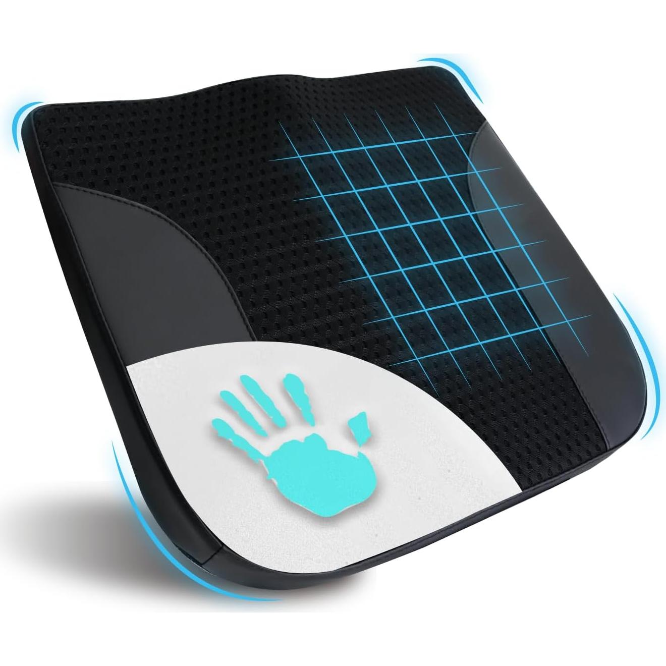 Cojín de Asiento para Coche Lofty Aim - Espuma Viscoelástica Negro