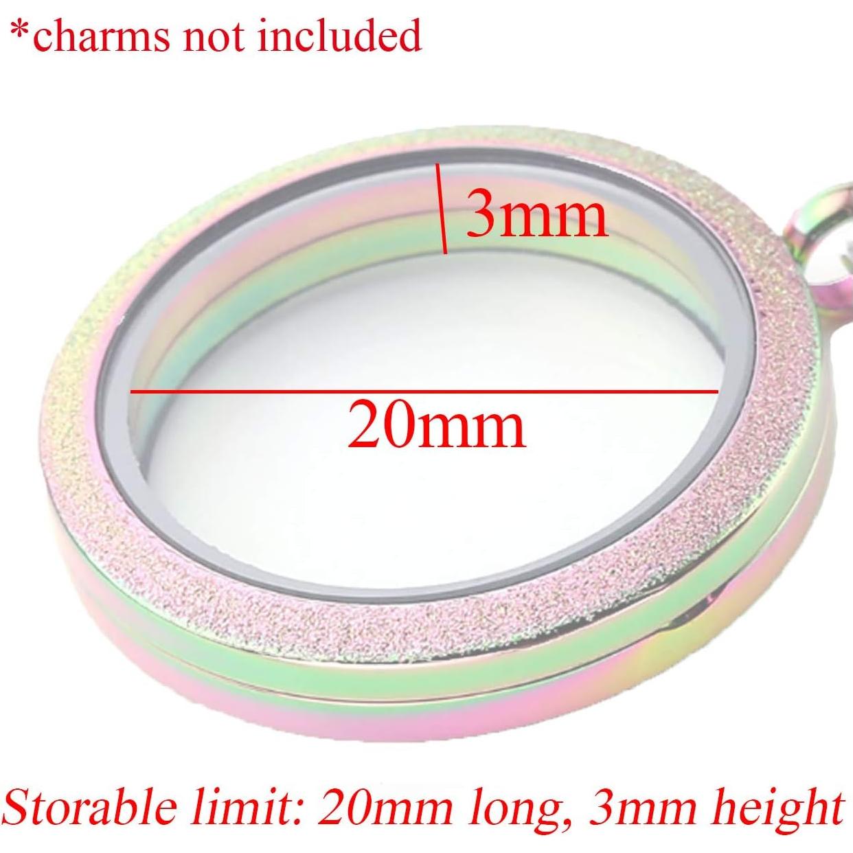 Colgante Medallón Zysta Silver 30mm Acero Inoxidable Hipoalergénico