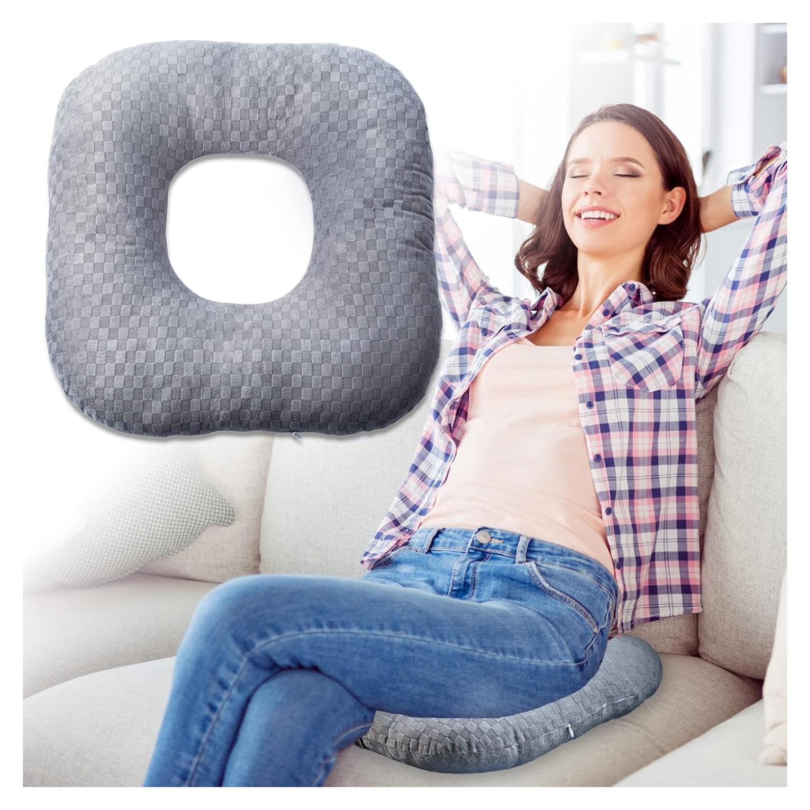 Cojín de Asiento Vinban Relleno de Algodón para Dolor de Coccix