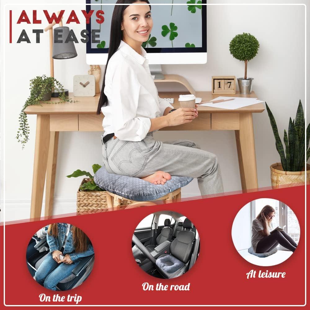 Cojín de Asiento Vinban Relleno de Algodón para Dolor de Coccix