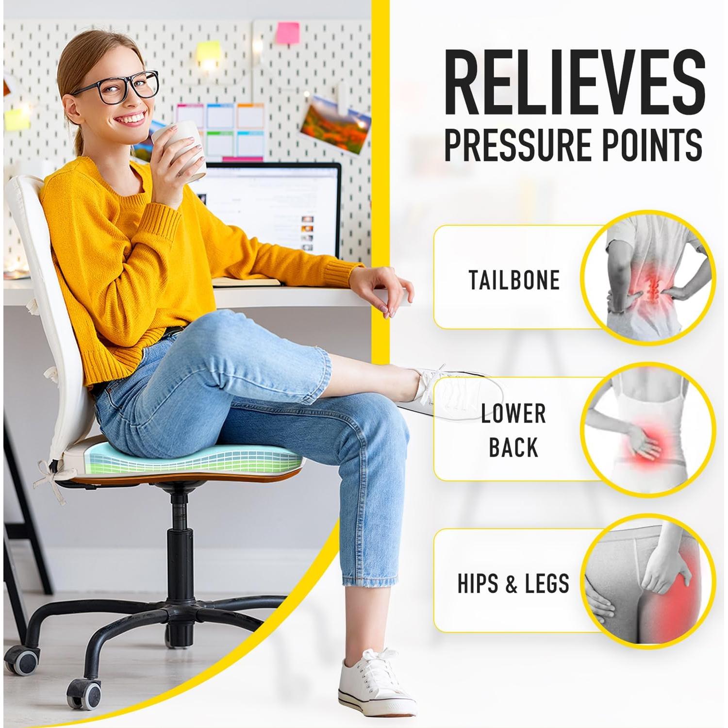 Cojines de Silla SUNROX 43x41cm Espuma Memoria Resistente Agua - 6 Unidades