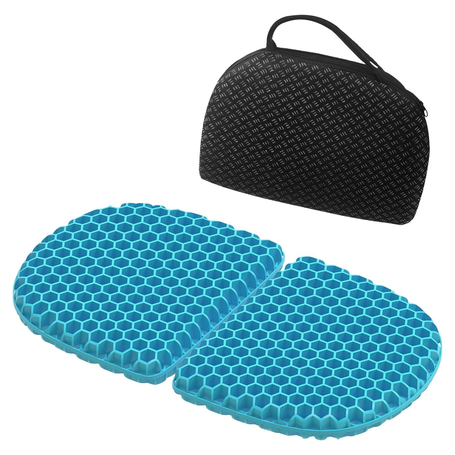 Cojín de Gel Plegable SeoTin para Viaje 0.9" Negro