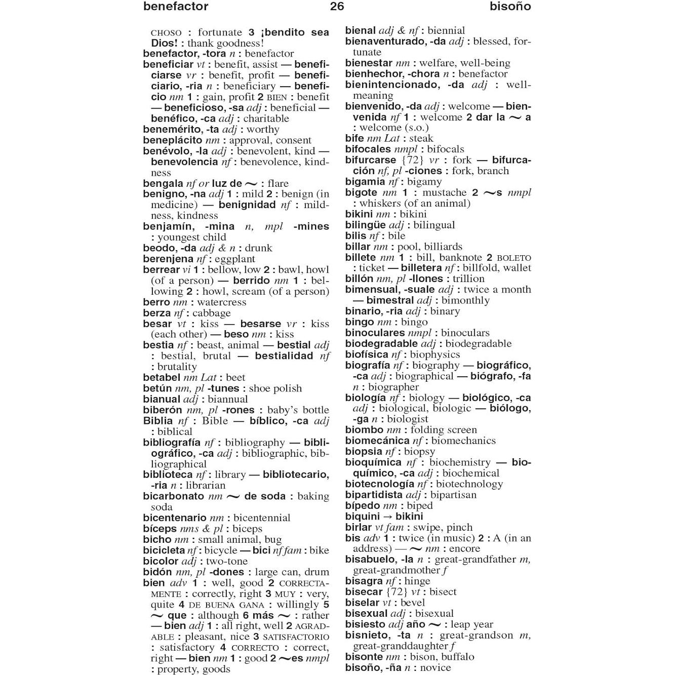 Merriam-Webster's Pocket Spanish-English Dictionary, Newest Edition, (Flexible Paperback) (Pocket Reference Library) (English and Spanish Edition)