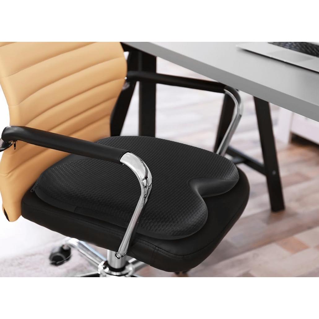 Cojín de Asiento de Gel TYPE S 2 Pack, Espuma Memoria, Alivio Dolor