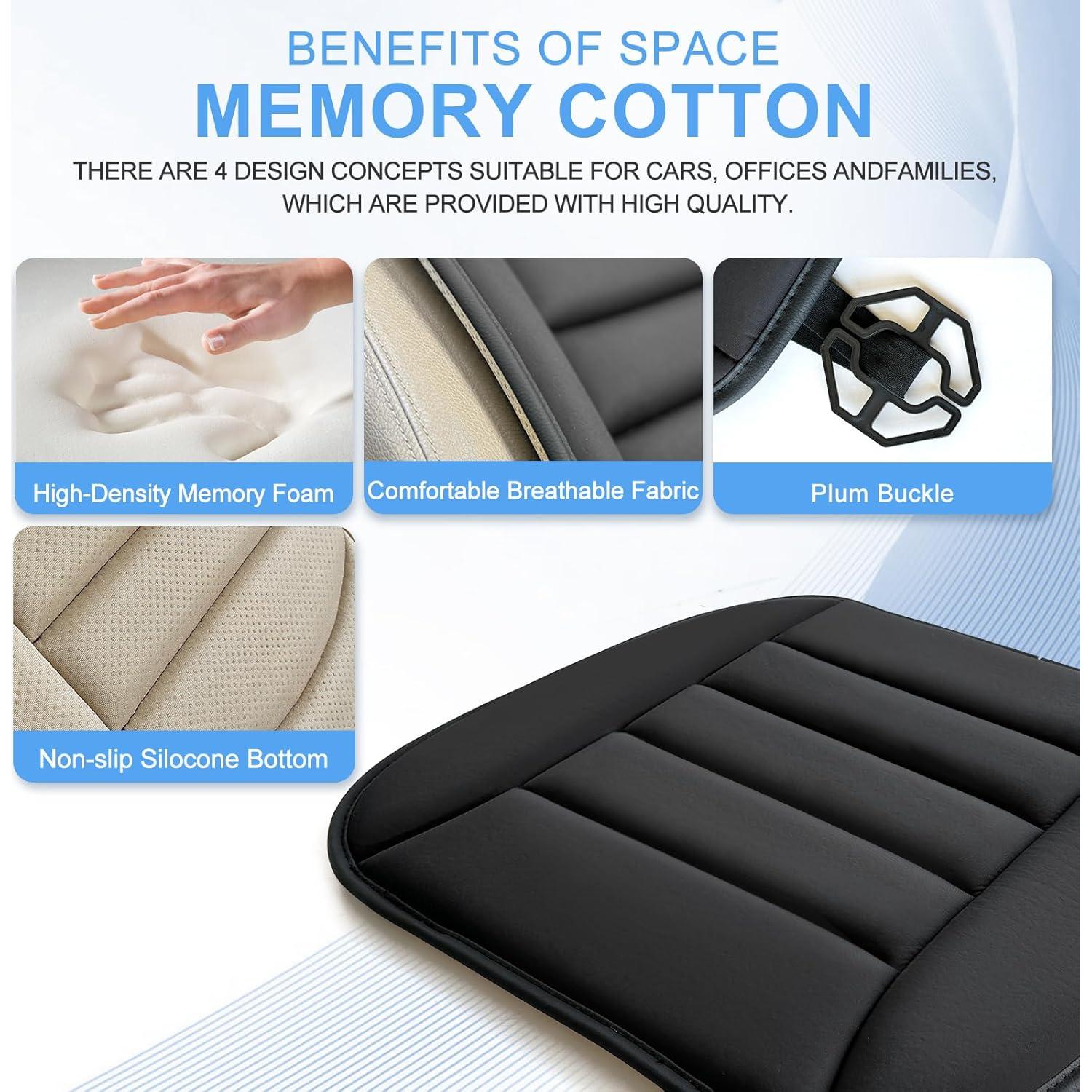 Almohadilla de Asiento Sanwom Espuma Viscoelástica Antideslizante