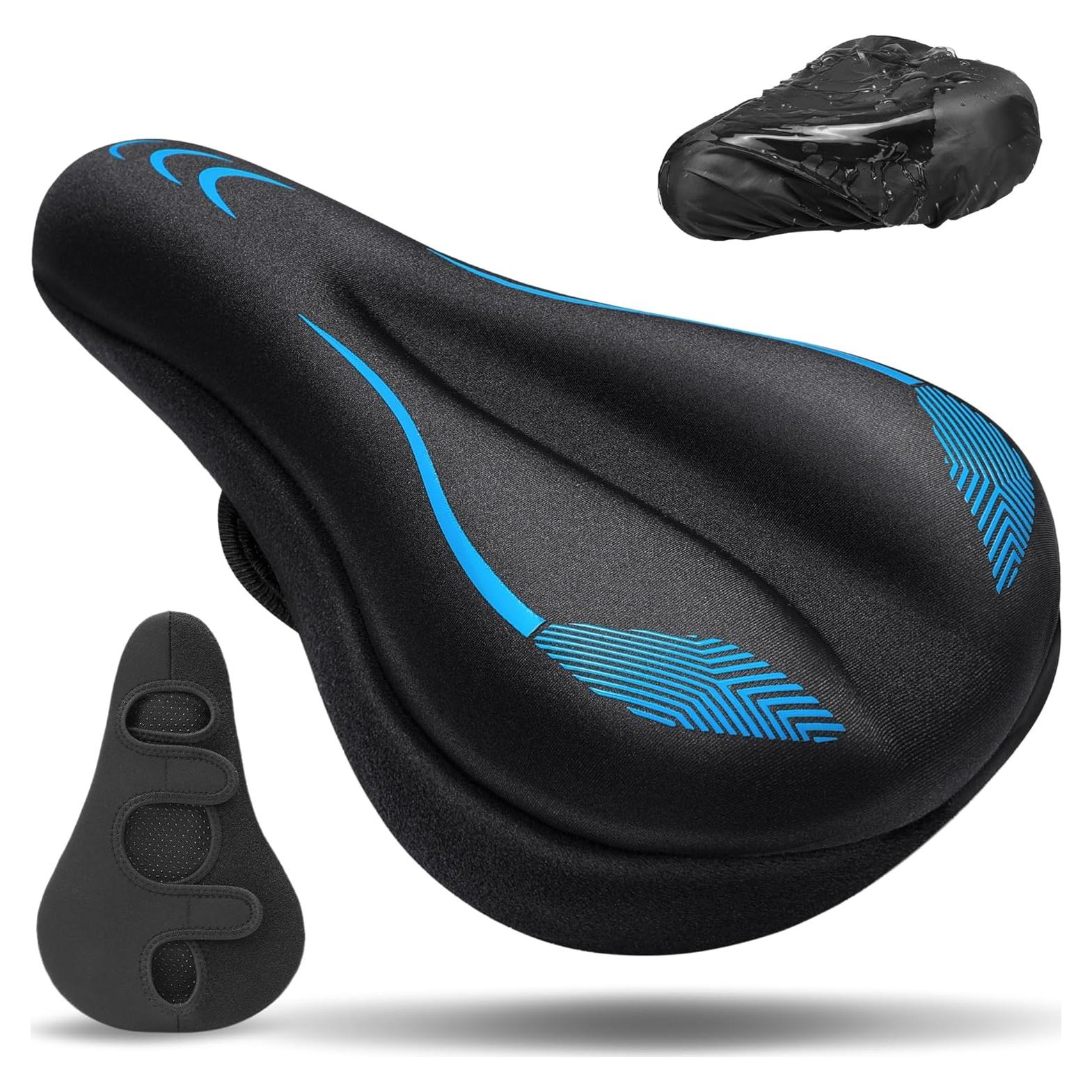 Cojín de Asiento de Bicicleta CDYWD Gel 29.5x17.8cm Antideslizante