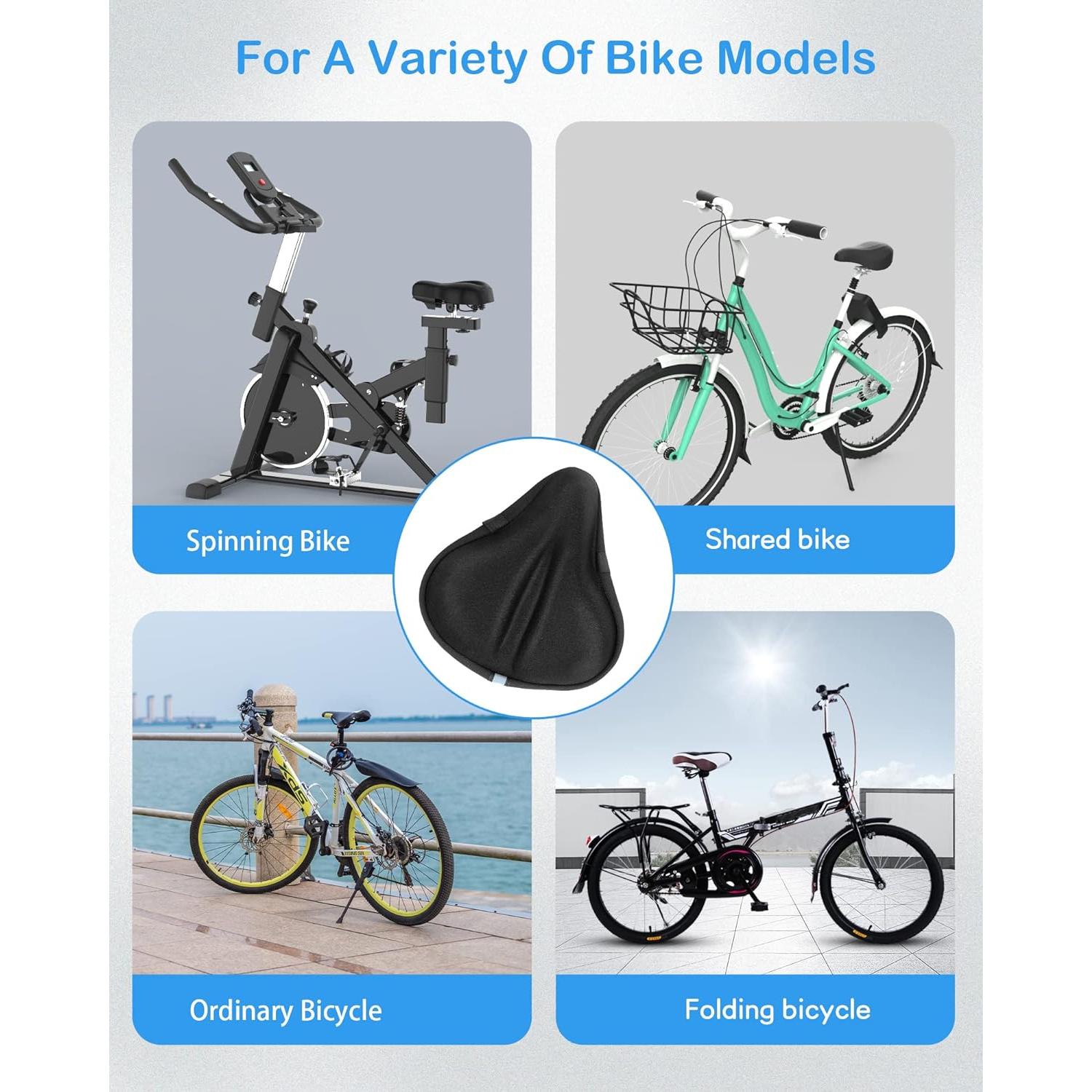 Funda de Asiento de Bicicleta CUNCUI Gel 28x26 cm Unisex