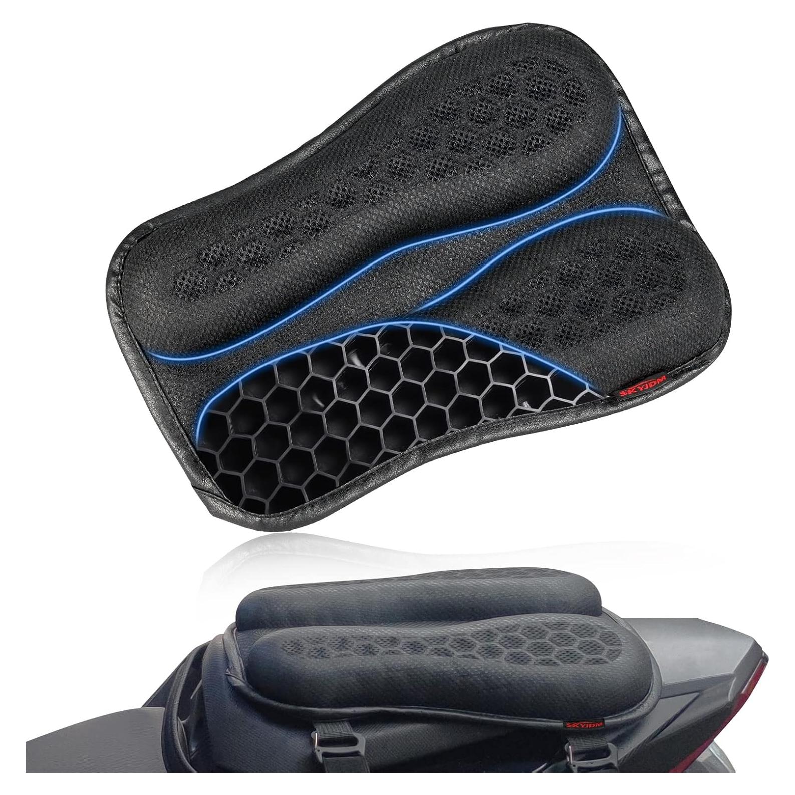 Cojín Trasero de Gel SKYJDM para Motocicleta Plegable 0.49 kg