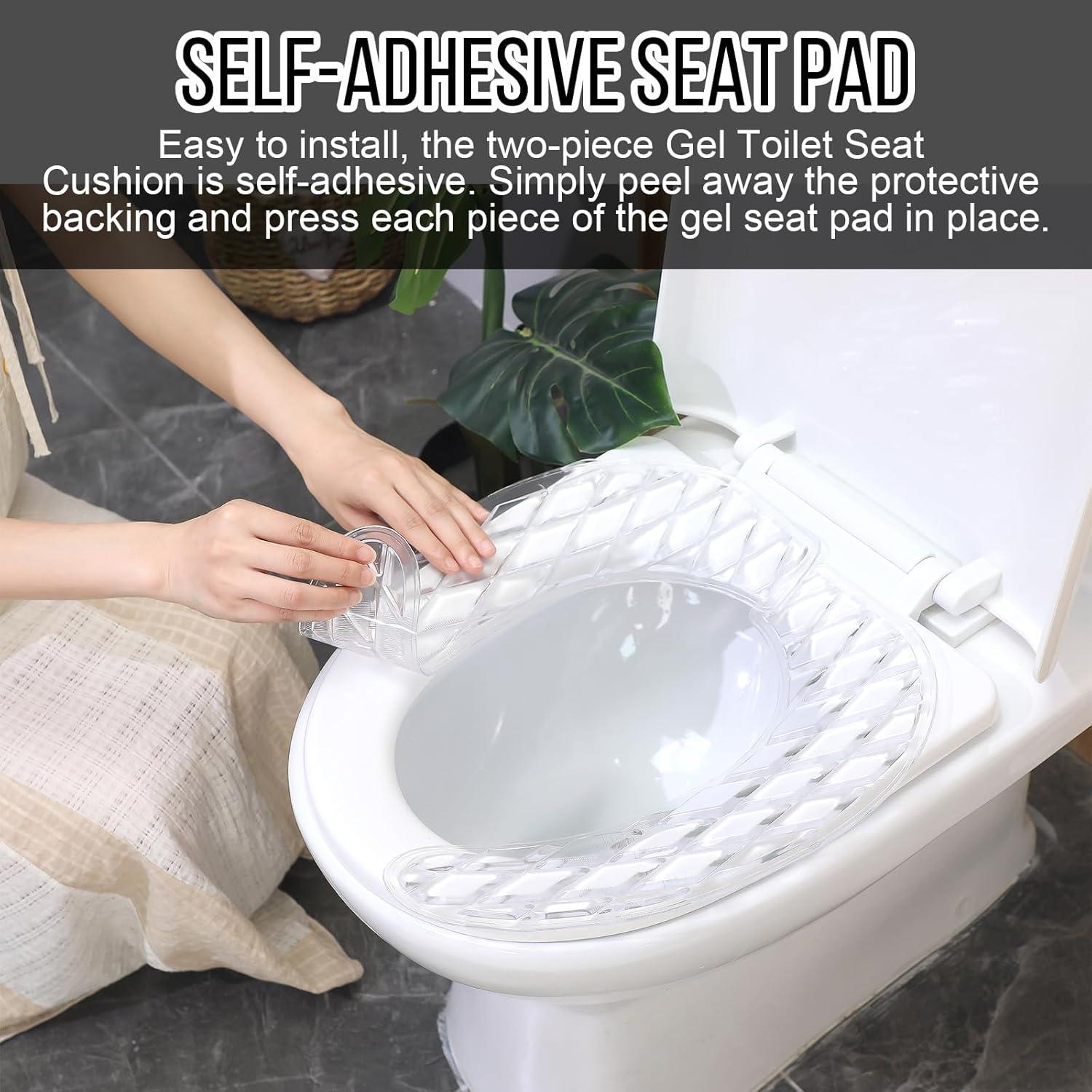 Funda de Cojín para Asiento de Inodoro de Gel Yoande 38.7x15.2cm