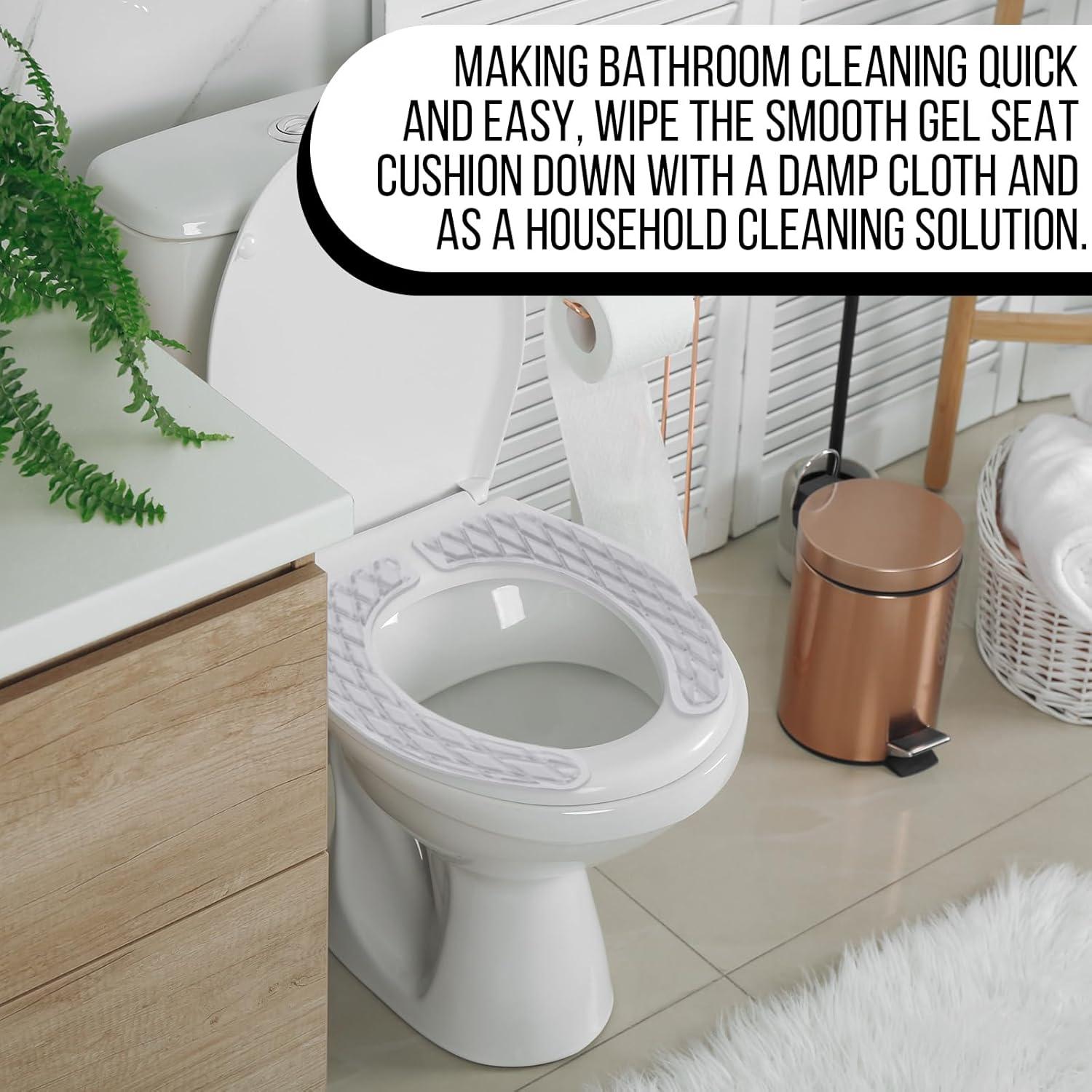 Funda de Cojín para Asiento de Inodoro de Gel Yoande 38.7x15.2cm