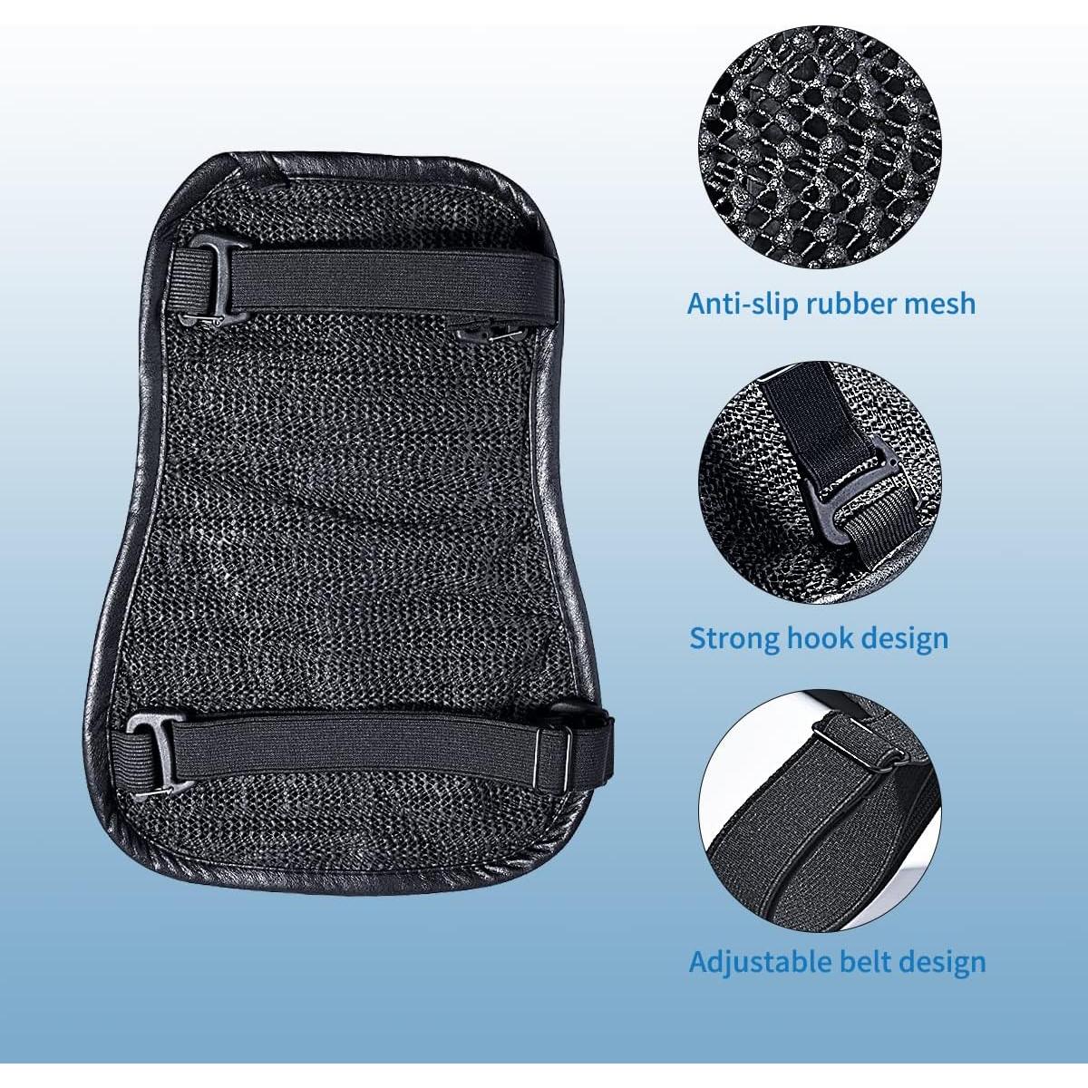 Cojín de Asiento de Motocicleta ELCYCO Plegable Gel 3D Transpirable