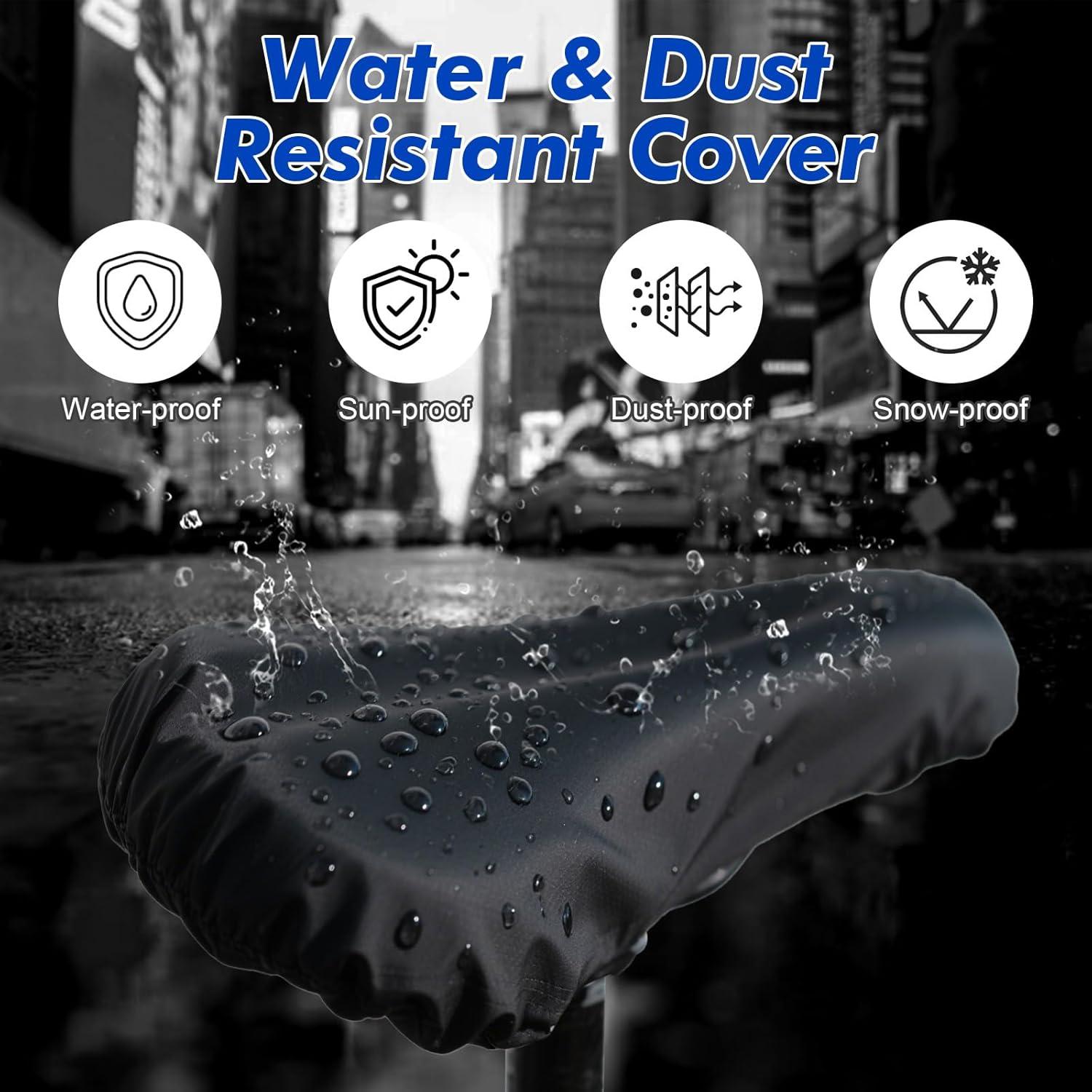 Funda de Asiento de Bicicleta HANZENMA Gel 28.7x17.8cm Negra