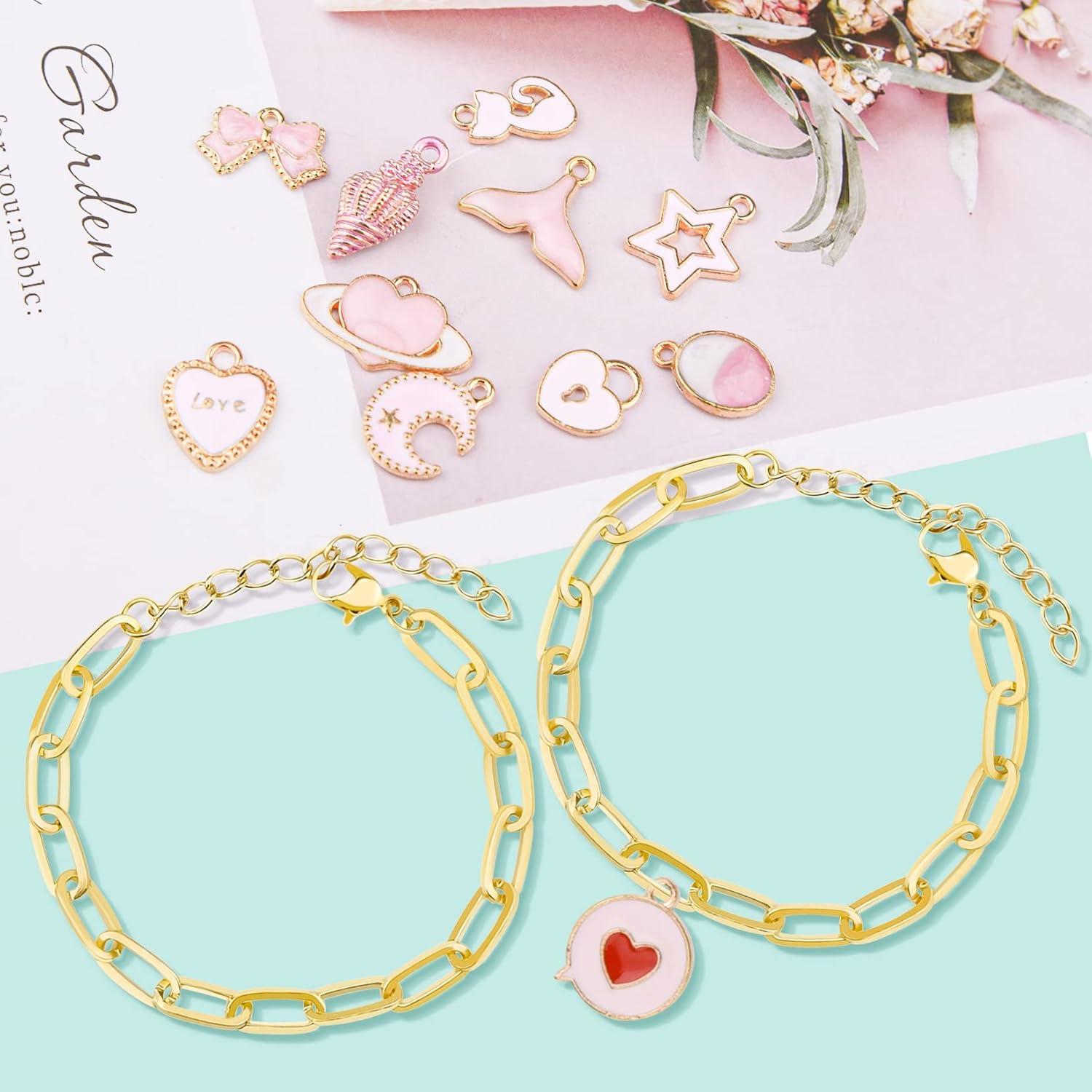 Kit de Pulseras de Cadena Tiggell 20 Piezas Aleación Oro