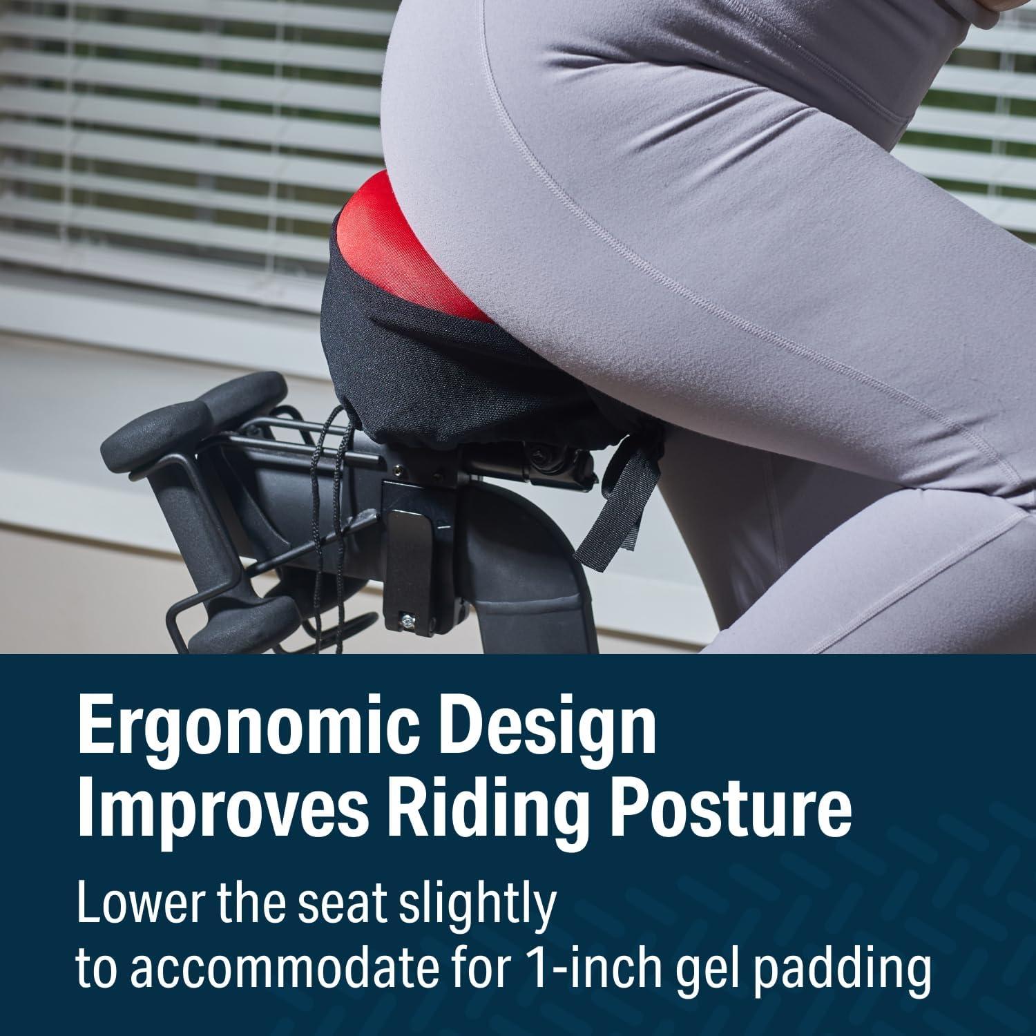Funda de Asiento de Bicicleta Bikeroo Gel Estrecha - 27.9x17.8 cm