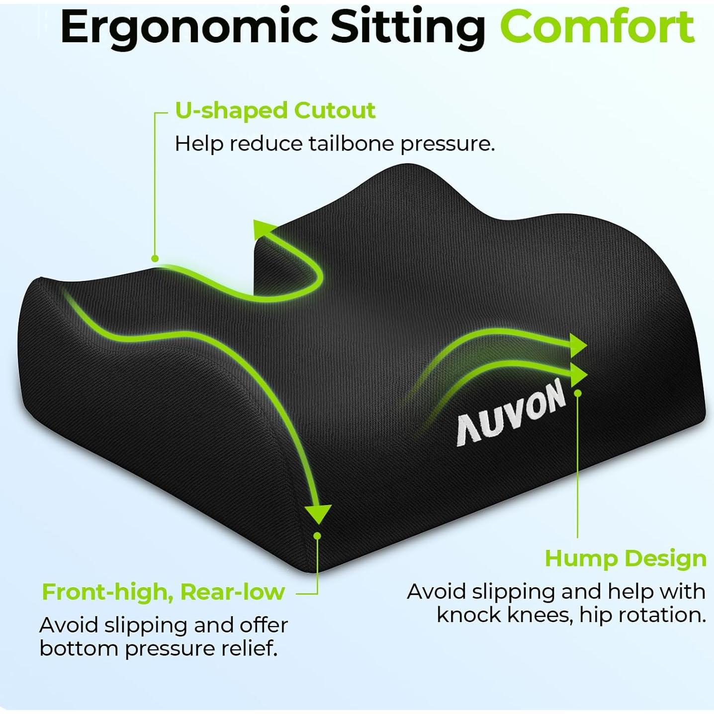 Cojín Ergonómico AUVON para Sillas de Ruedas 45.72x40.64cm