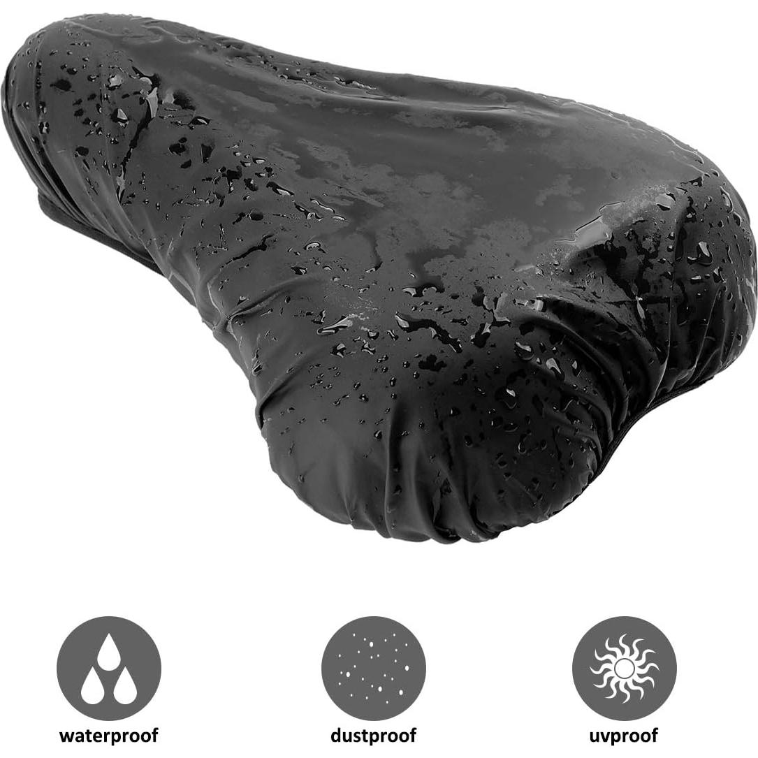 Cubierta de Asiento de Bicicleta Ryaco Gel Negra 27.5x17.3cm