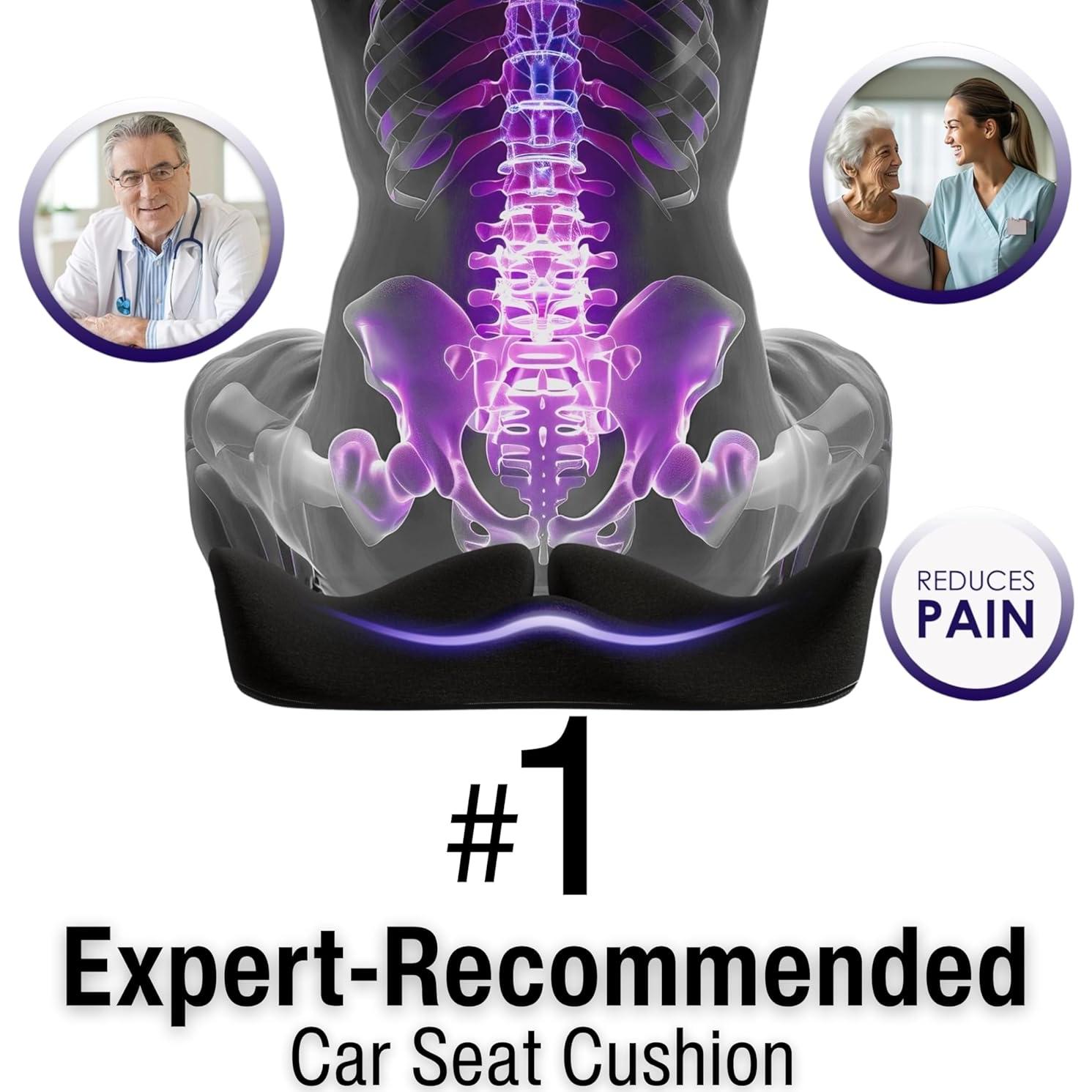 Cojín de Asiento Ergonómico SitCushion Extra Grande Negro