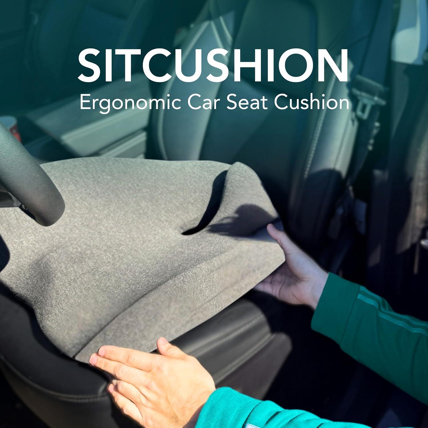 Cojín de Asiento Ergonómico SitCushion Extra Grande Negro