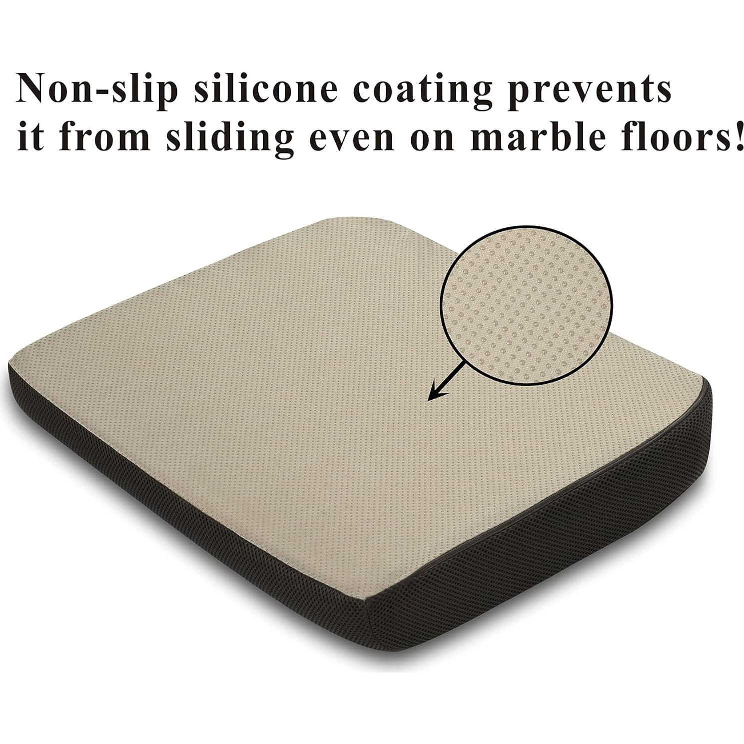 Cojín de Asiento TravelMate Extra Grande Espuma Viscoelástica 48x43 cm